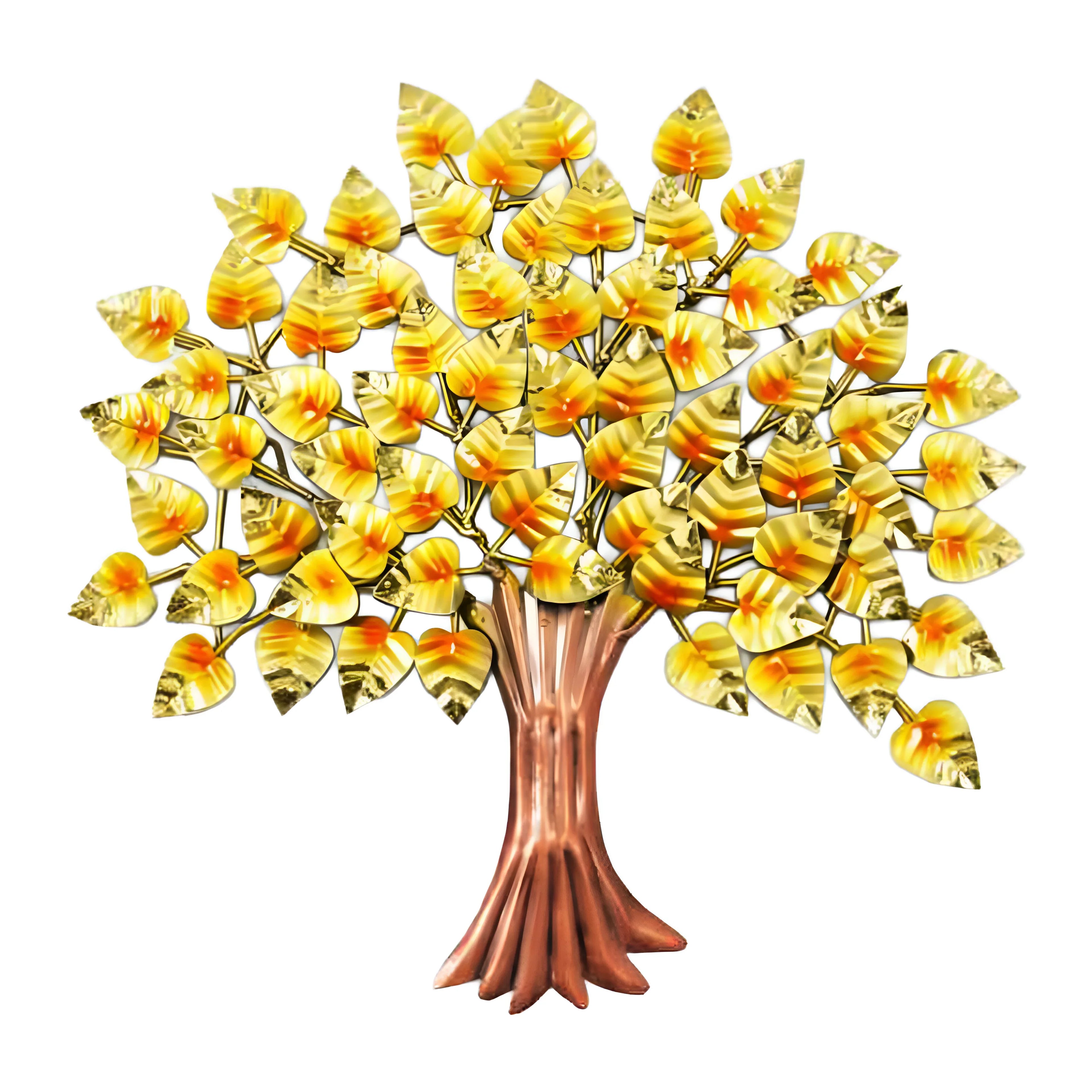 Golden Large Tree Sculpture – Elegant Nature-Inspired Decor for Home & Office Spaces