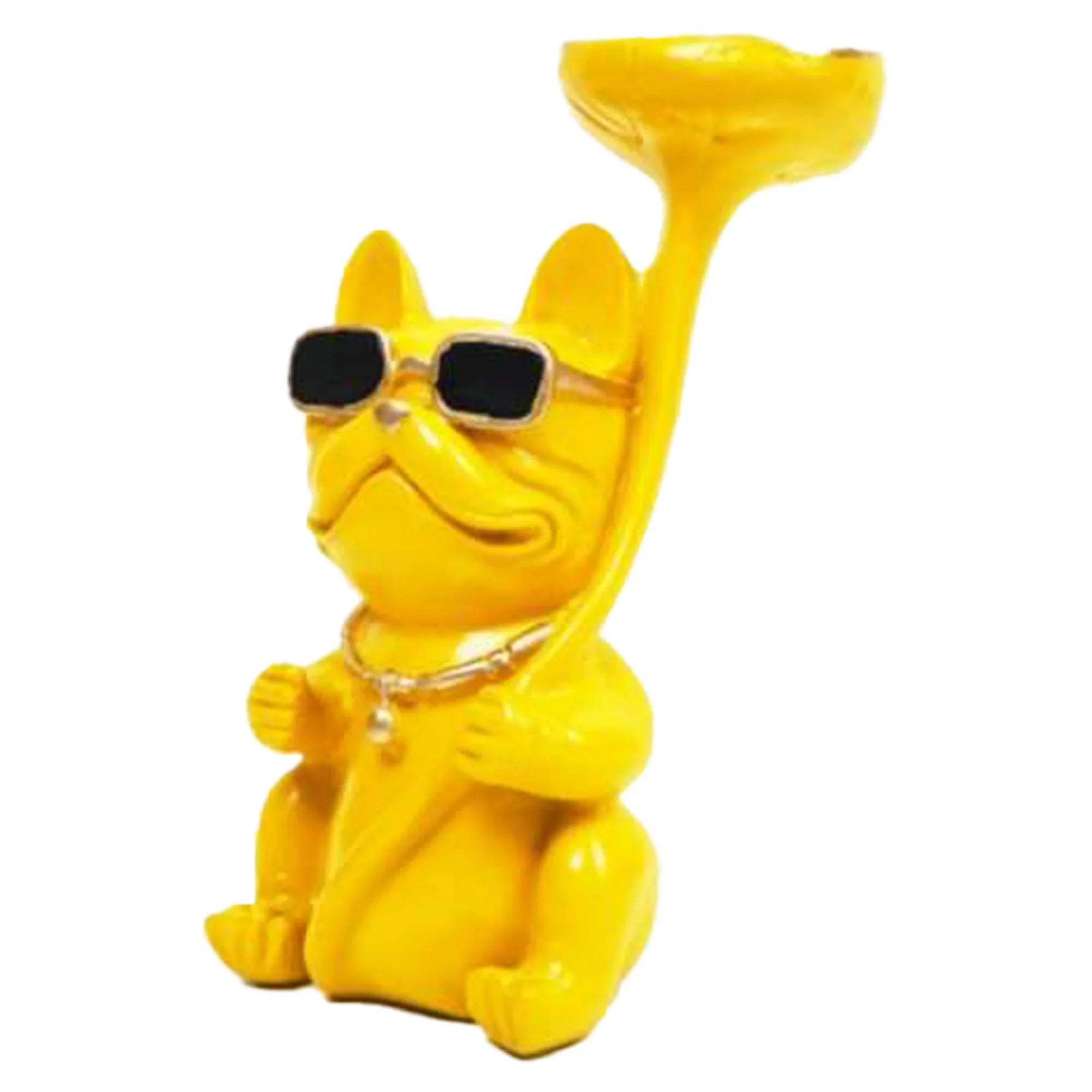Yellow Dog Ceramic Plate – Playful Charm Meets Modern Style