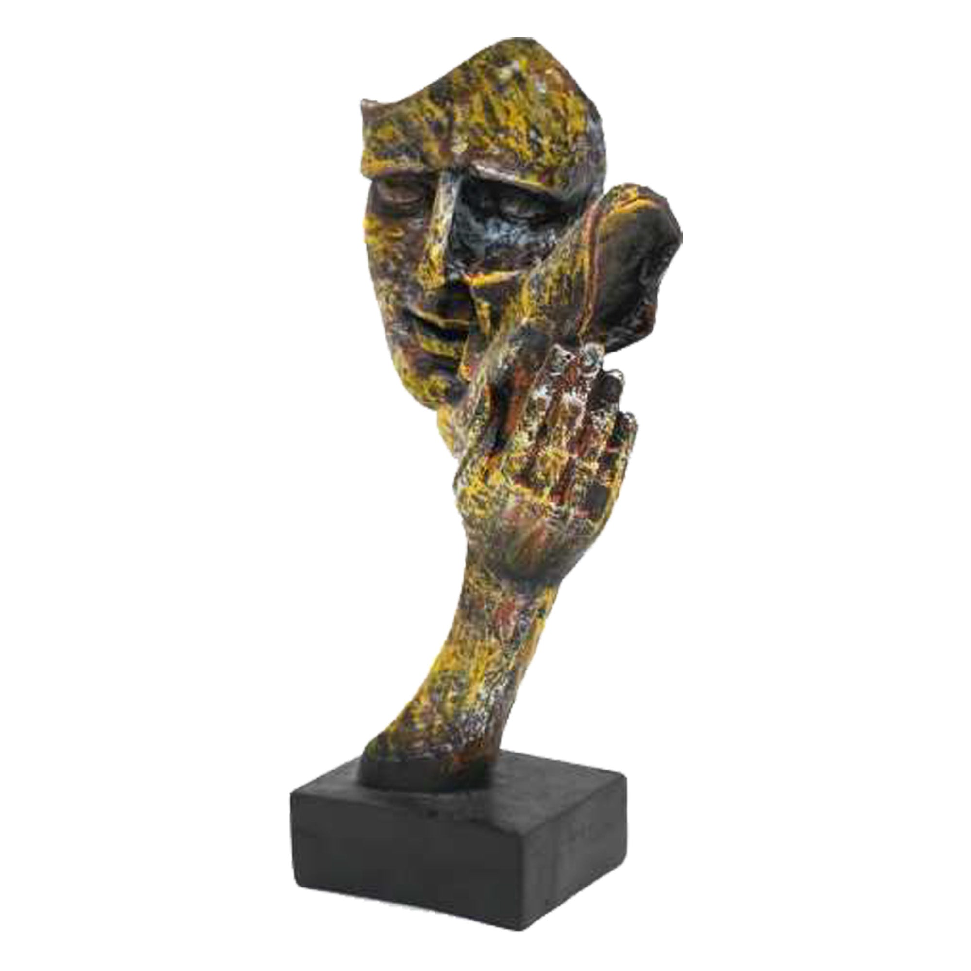 Antique Kiss Couple Sculpture – Romantic Vintage-Inspired Home Decor