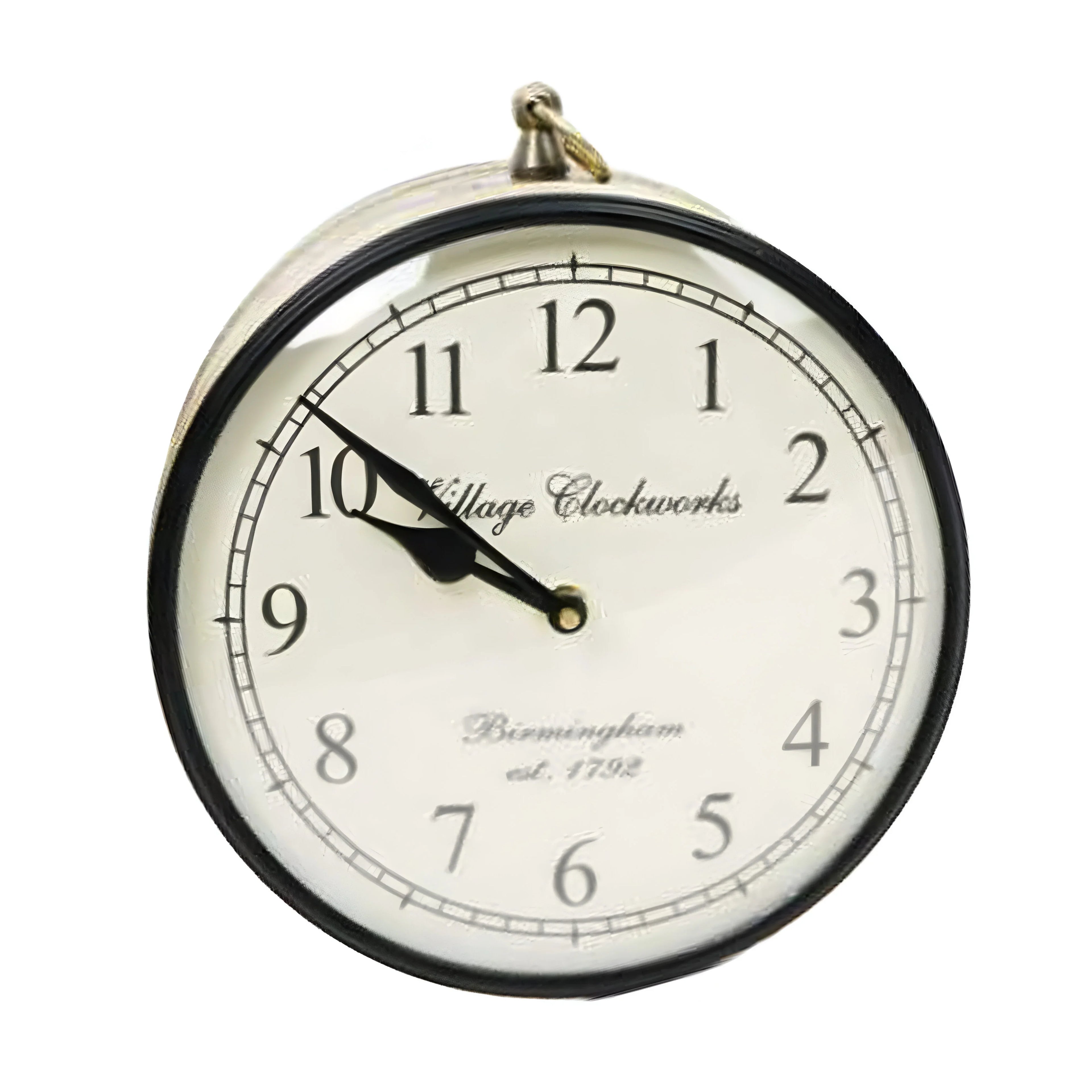 Railway Wall Clock 6" with Hanger – Vintage Industrial Style
