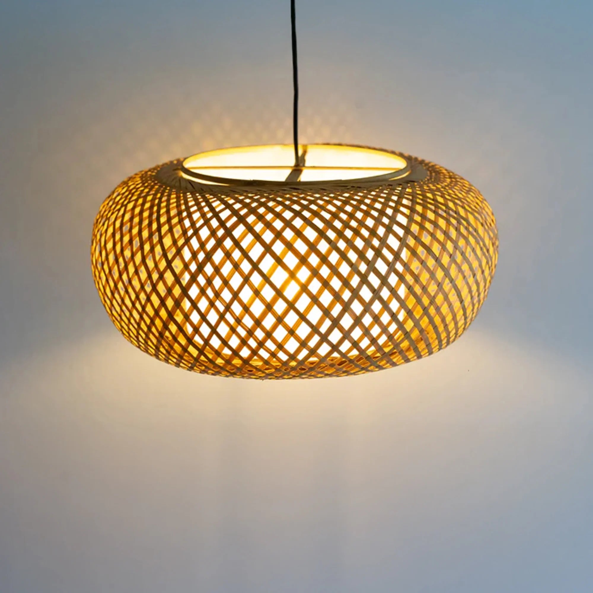 Handwoven Bamboo Lampshade -FBLS0016