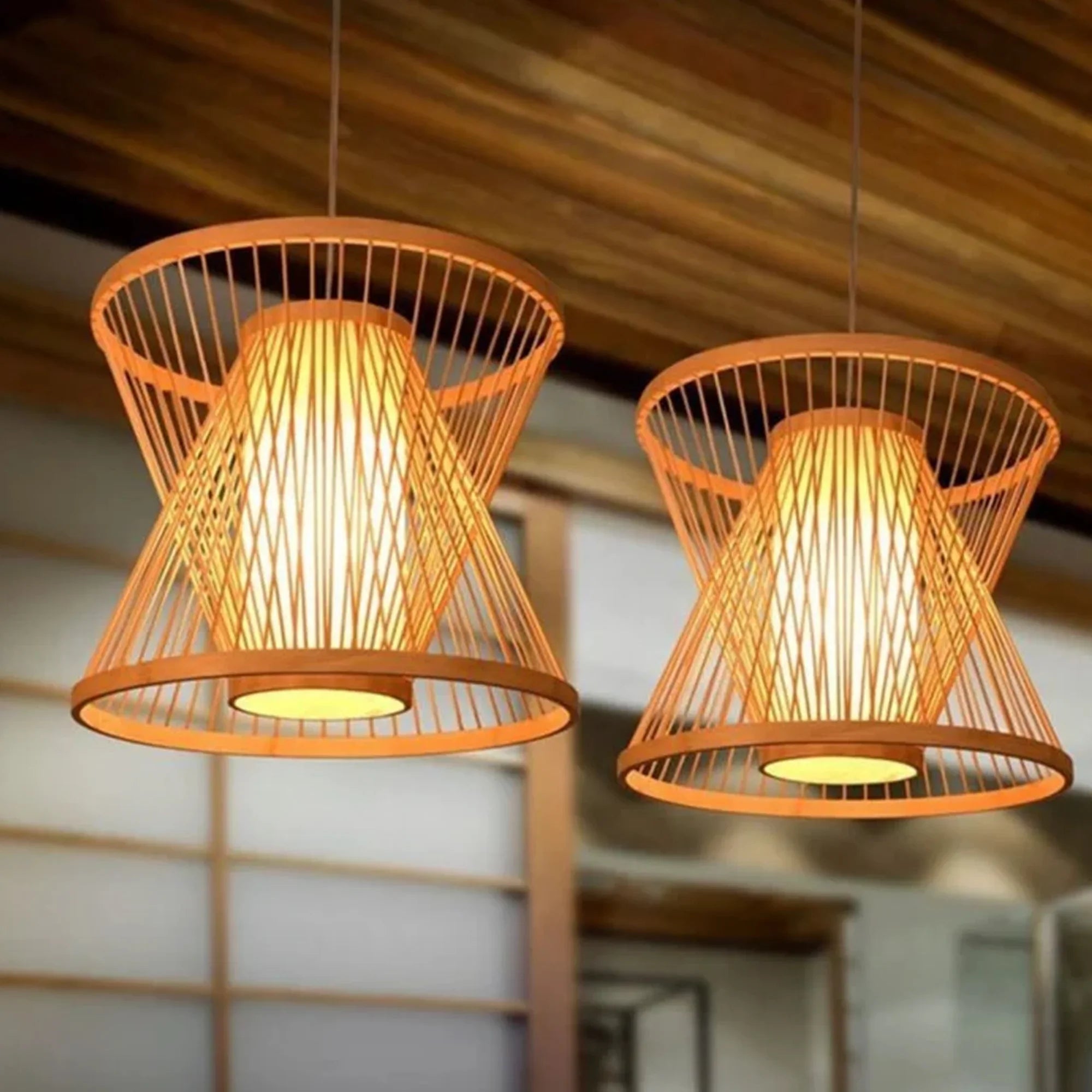 Double Cone Pendant Lamp – Modern Statement Lighting for Kitchen, Dining & Living Spaces