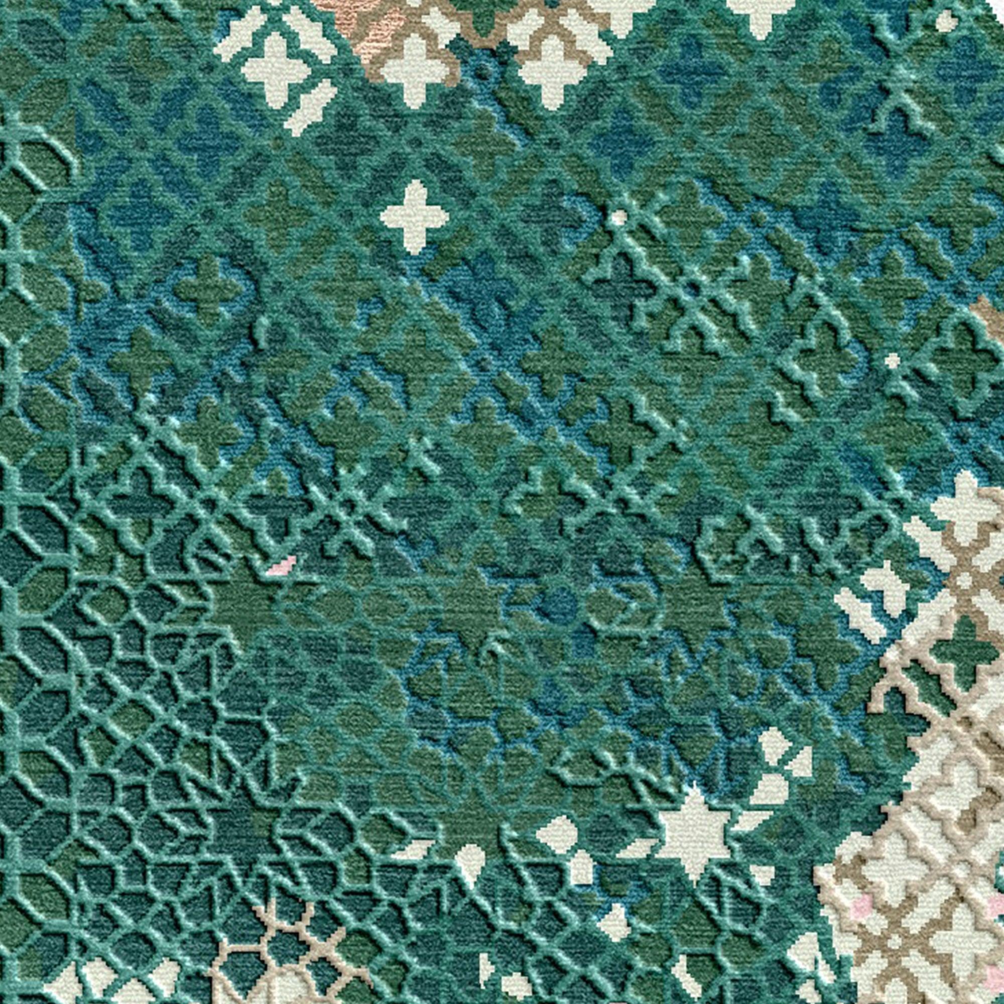 Abstract Hand-Tufted Rug for Living Spaces | F-HT-044