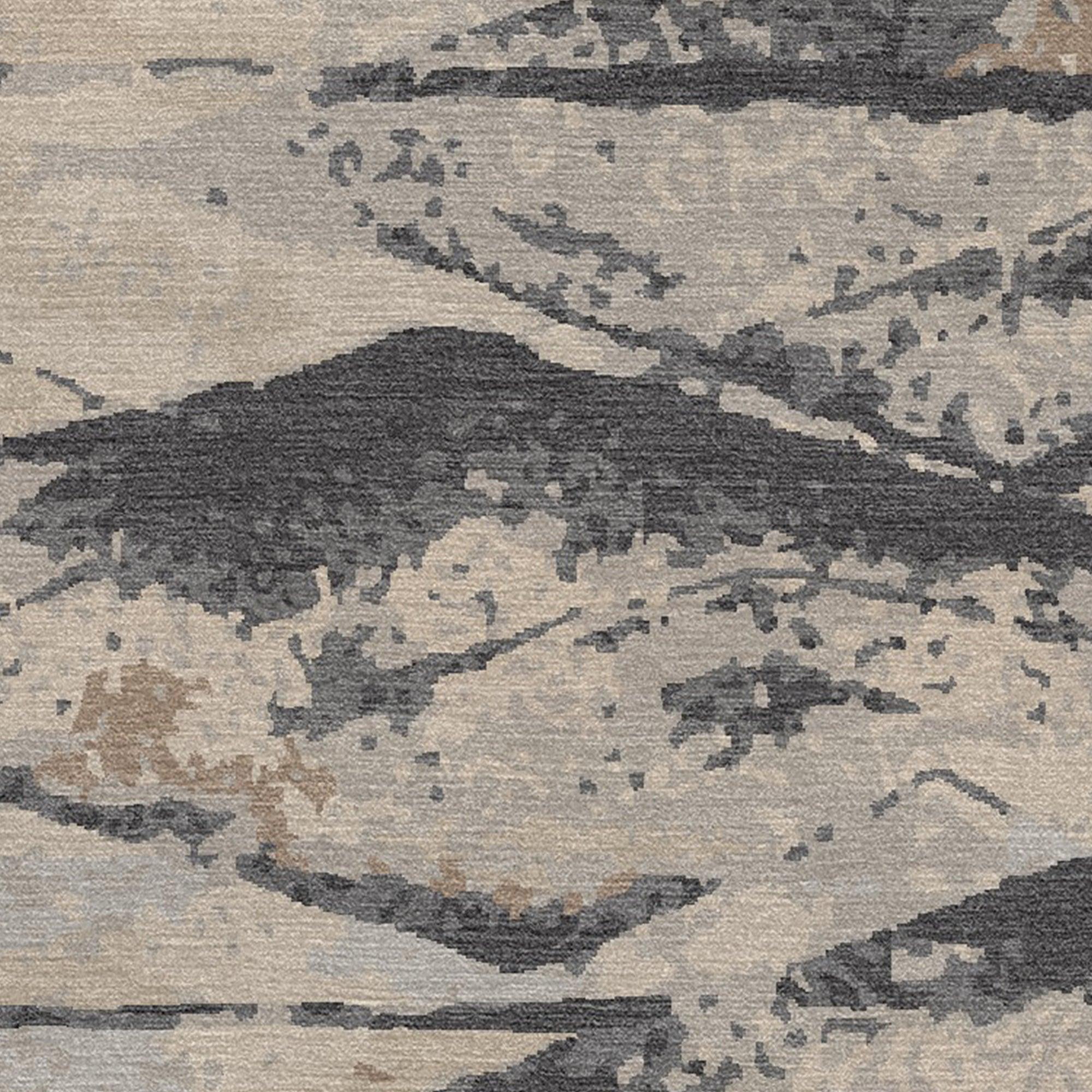 Luxury Abstract Area Rug, Hand Tufted Carpet Rug for Living Spaces | F-HT-041