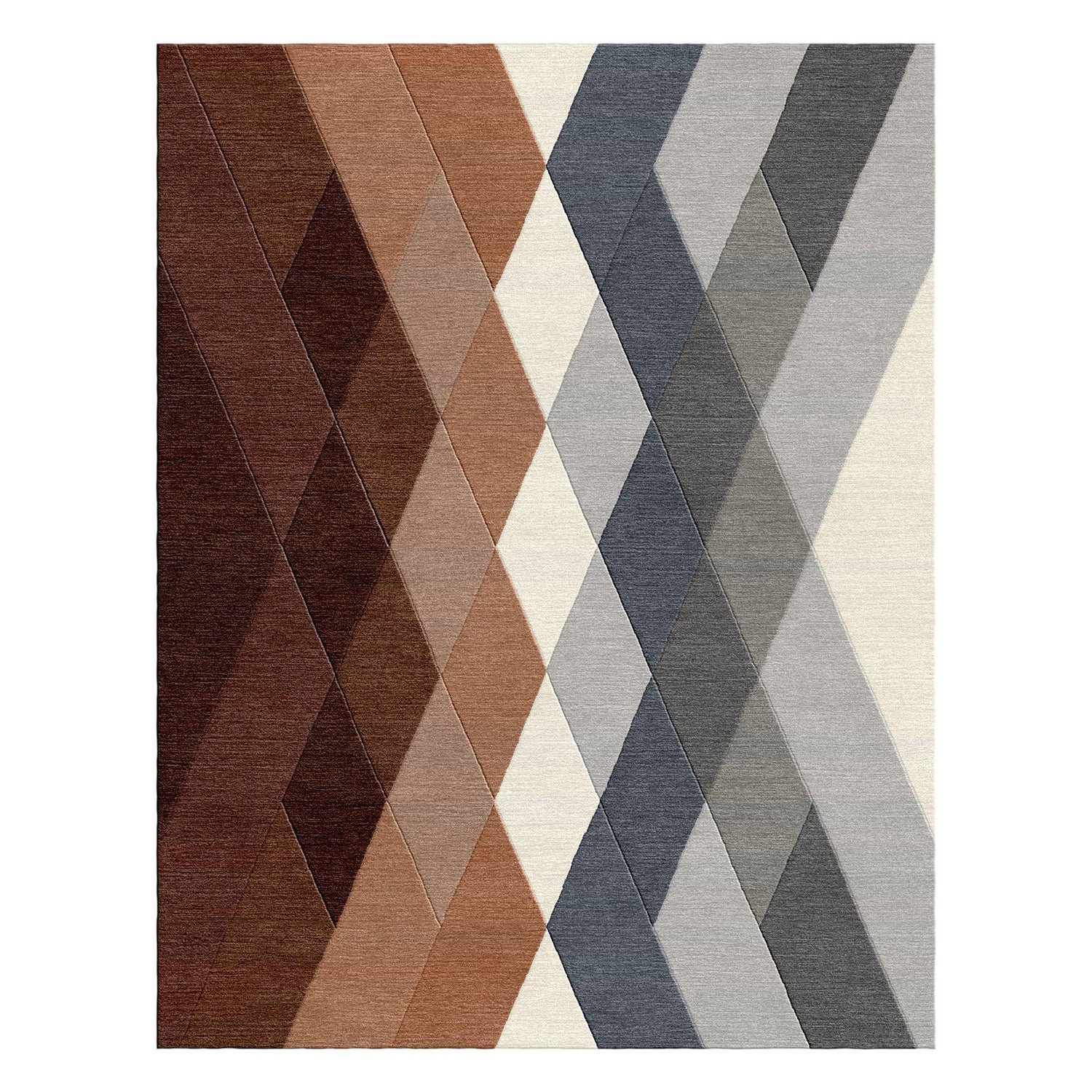 8a5a1e-8b.myshopify.com Neutral Geometric Wool Hand Tufted Carpet Rug for Living Spaces | F-HT-025