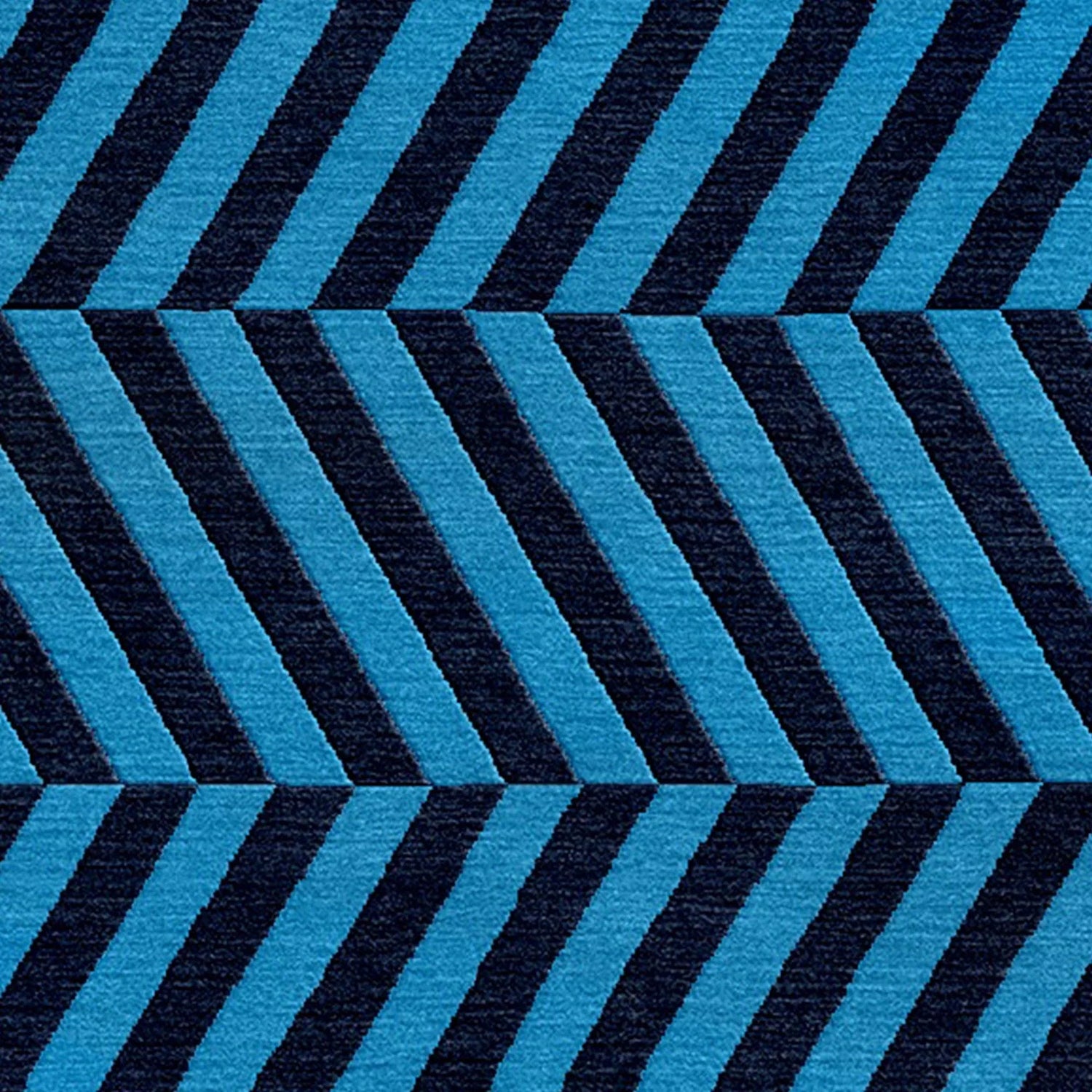 8a5a1e-8b.myshopify.com Blue Chevron Wool Hand Tufted Carpet Rug for Living Spaces | F-HT-030