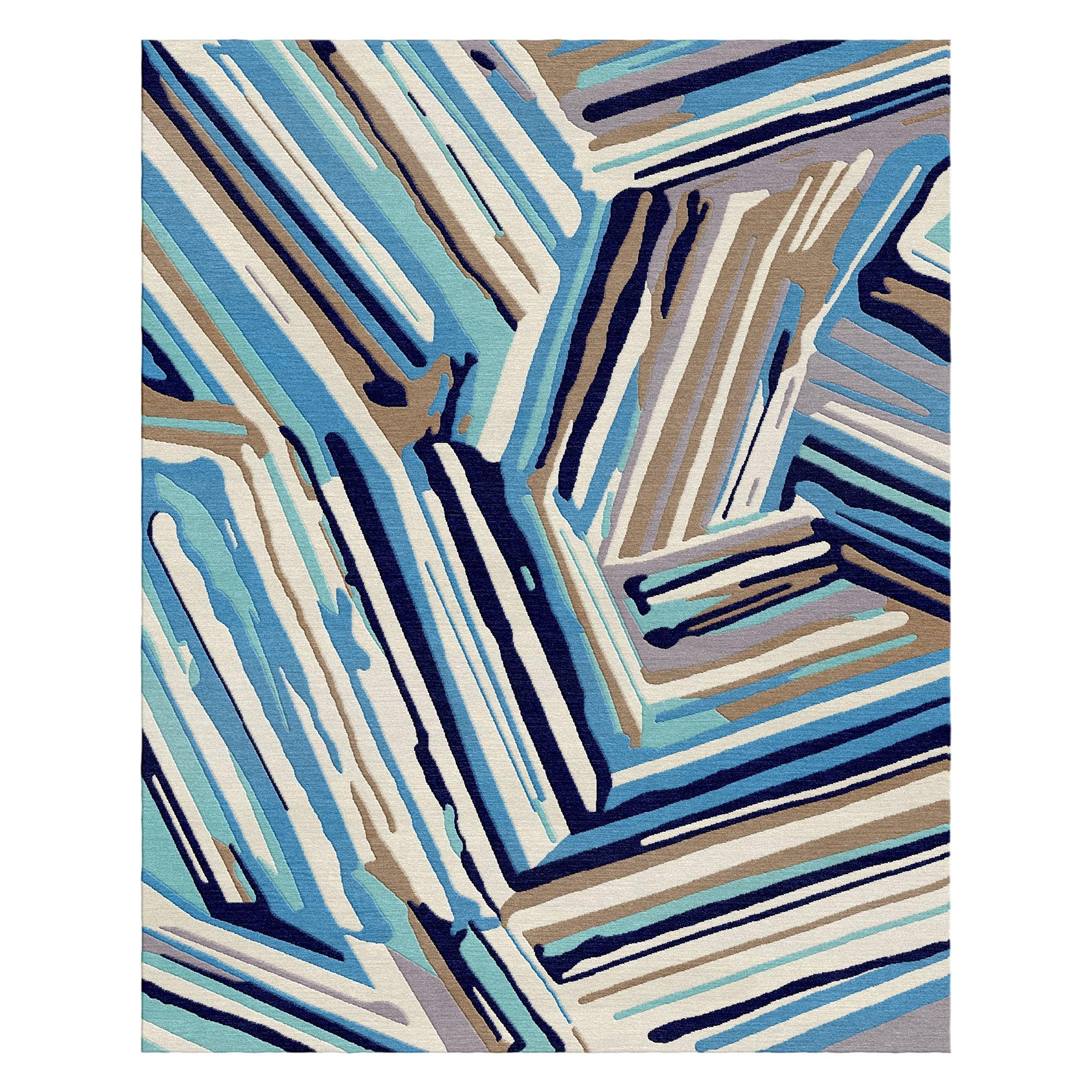 8a5a1e-8b.myshopify.com Modern Coastal Striped Rug for Living Spaces | F-HT-031