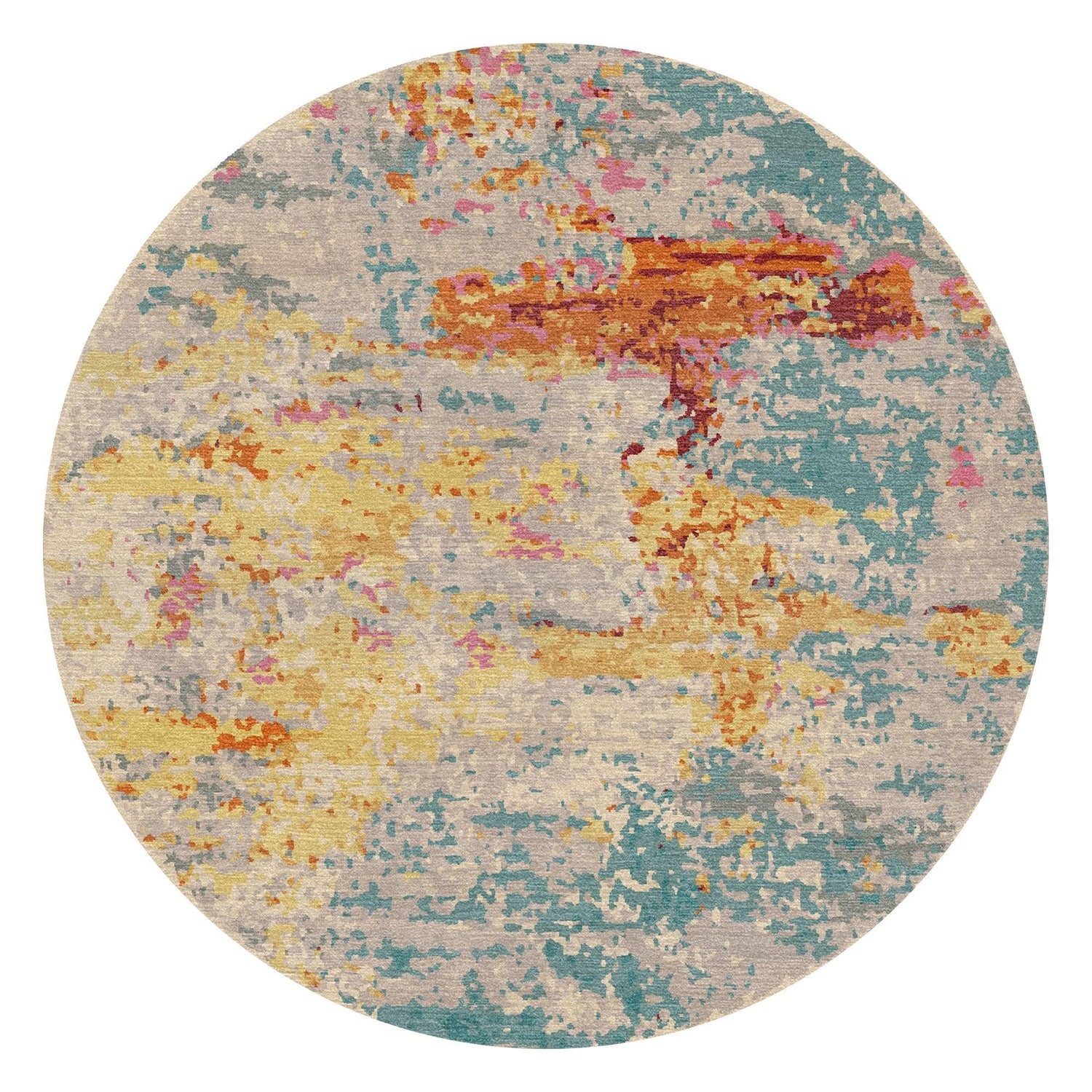 8a5a1e-8b.myshopify.com Round Abstract Hand Tufted Carpet Rug for Living Spaces | F-HT-024
