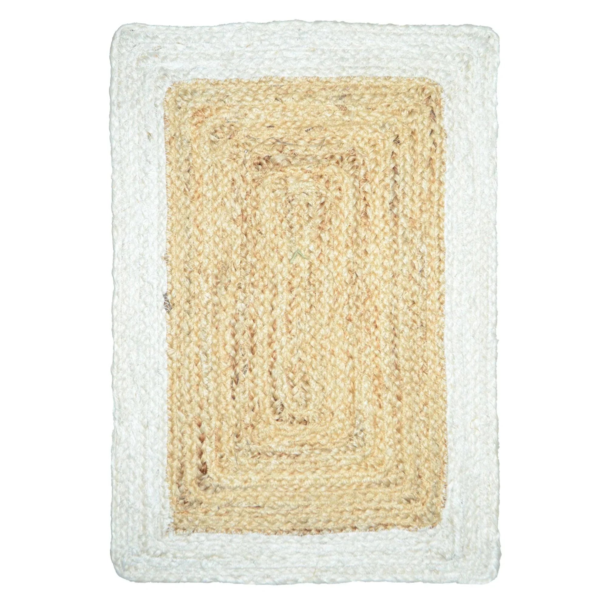 Handmade Jute Braided Rug FAROOKHT Jute Rug F-JU-004