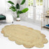 Braided Natural Jute Rug for Living Spaces - FAROOKHT F-JU-007