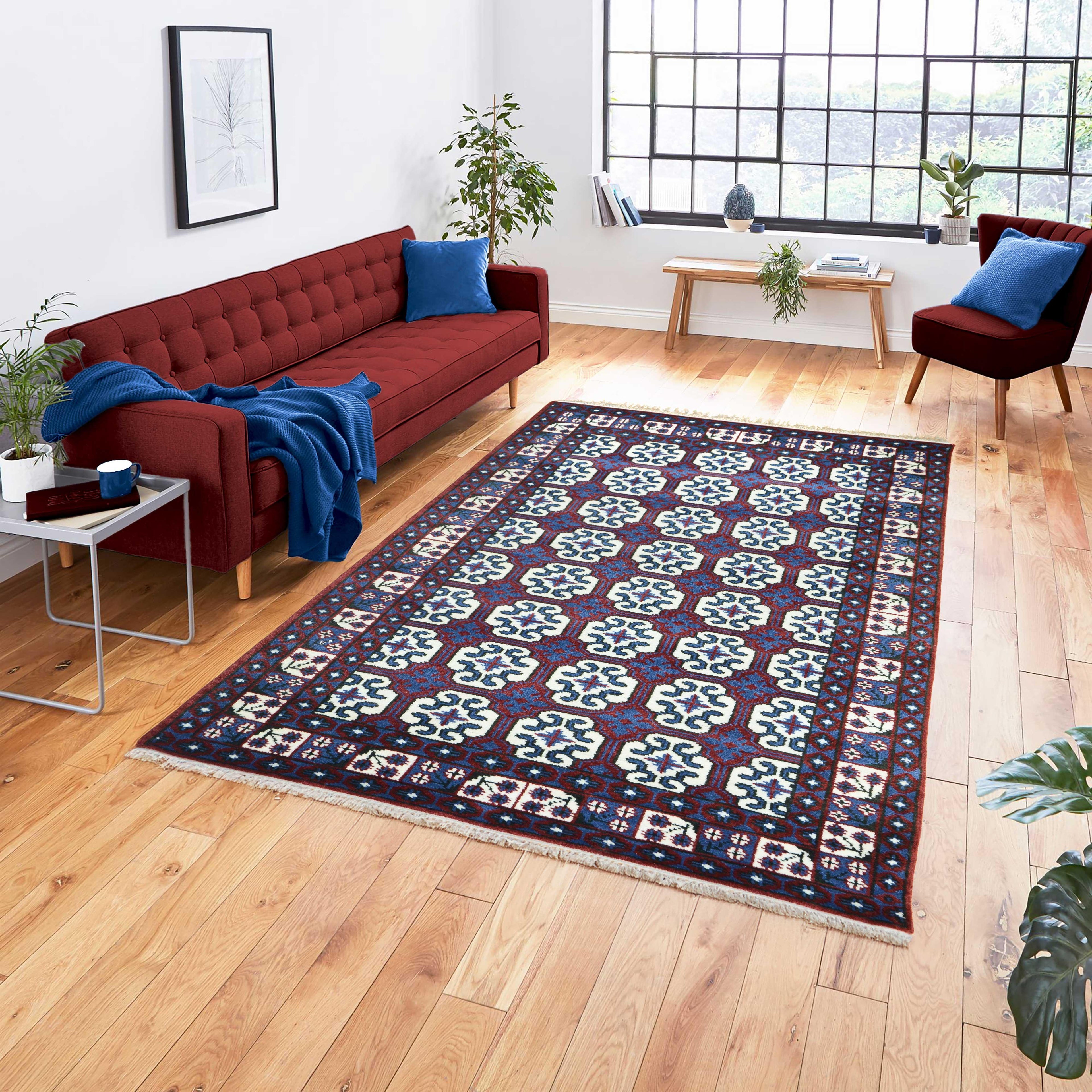 Authentic Hand-Knotted Carpet and Rugs F-HKOU-008