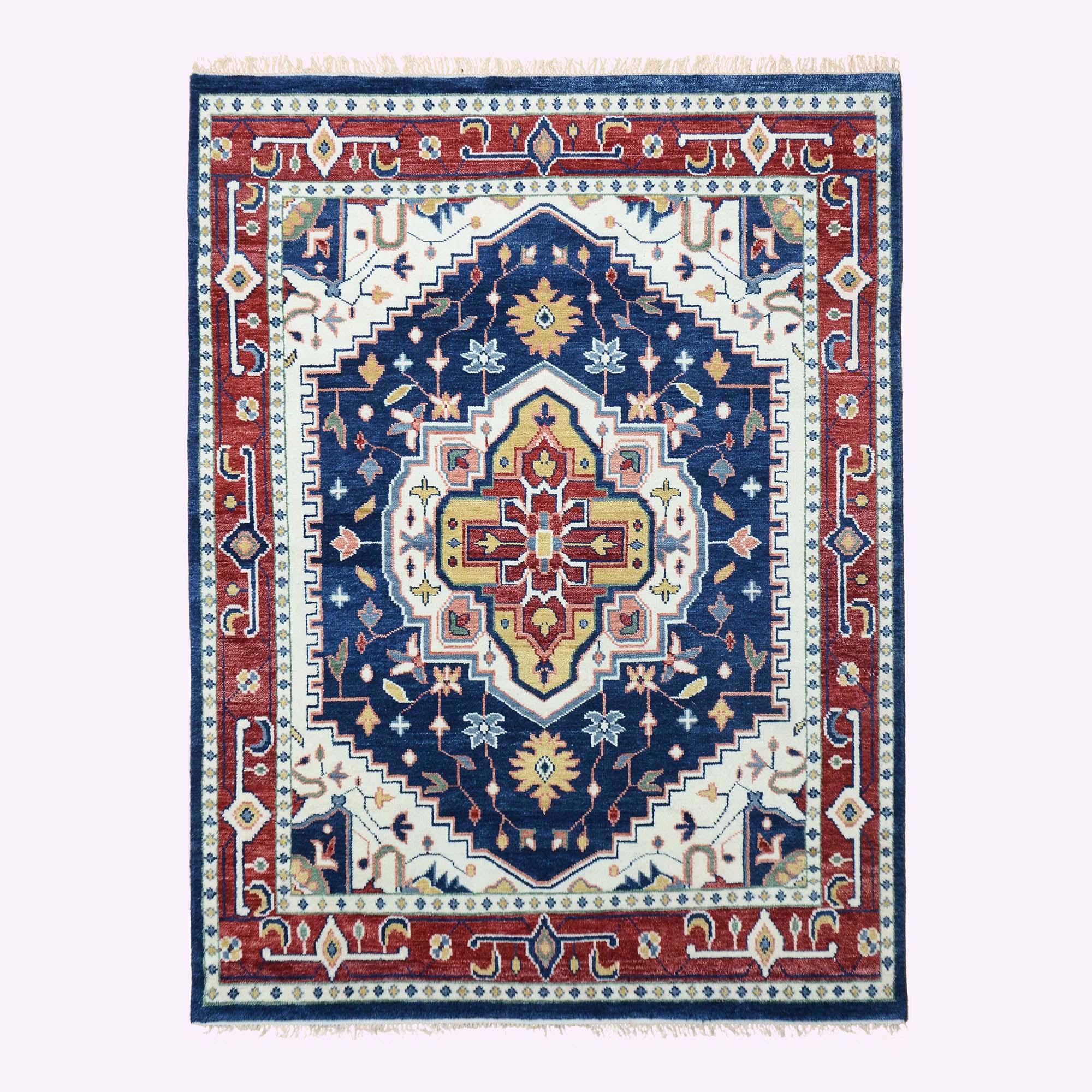 Oushak Rug -Hand-Knotted-F-HKOU-014