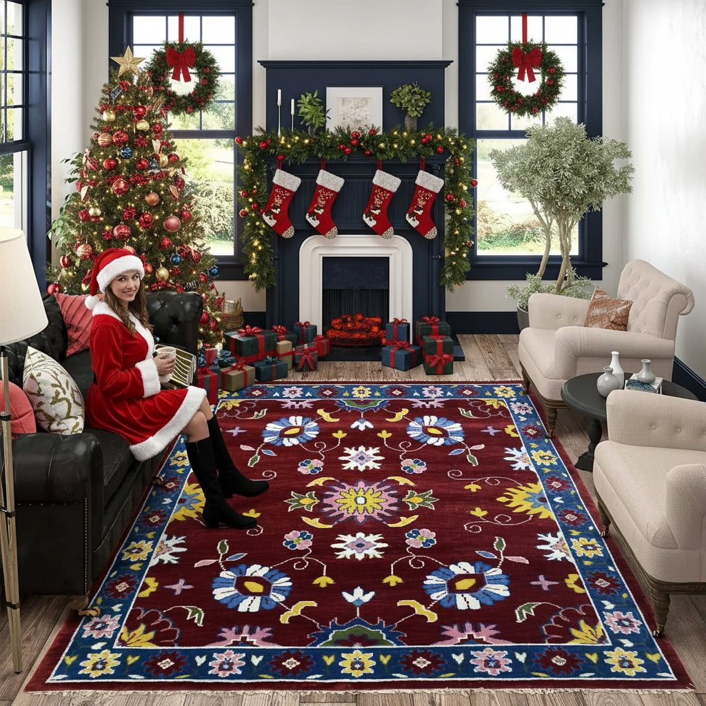 Oushak Rug-F-HKOU-016