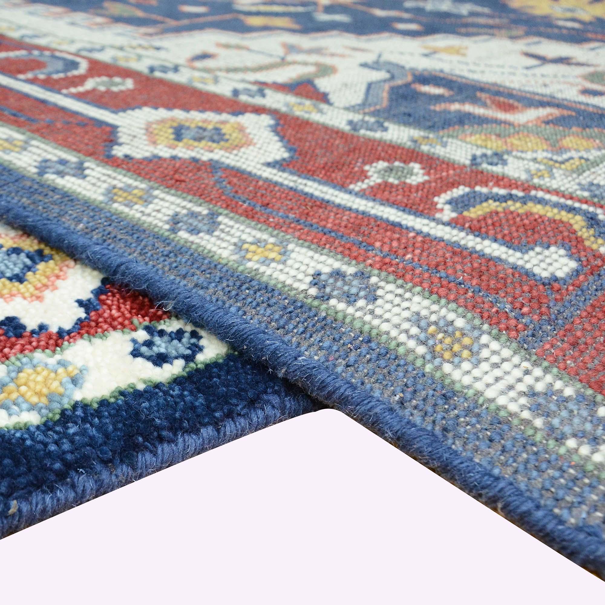 Oushak Rug -Hand-Knotted-F-HKOU-014