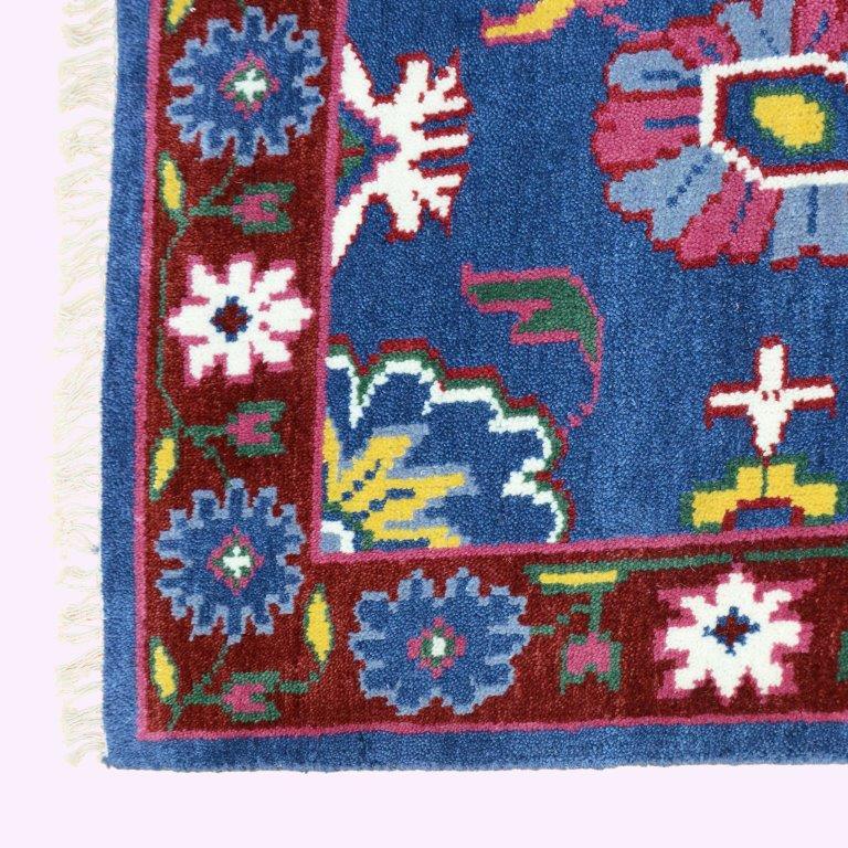Hand Knotted Oushak Carpet and Rugs F-HKOU-002 b