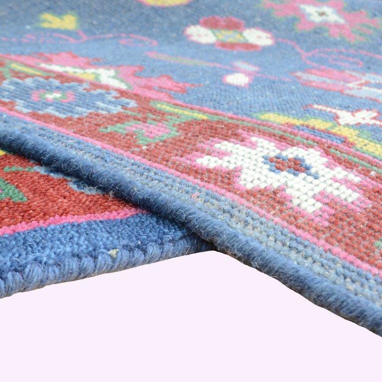 Hand Knotted Oushak Carpet and Rugs F-HKOU-002 e