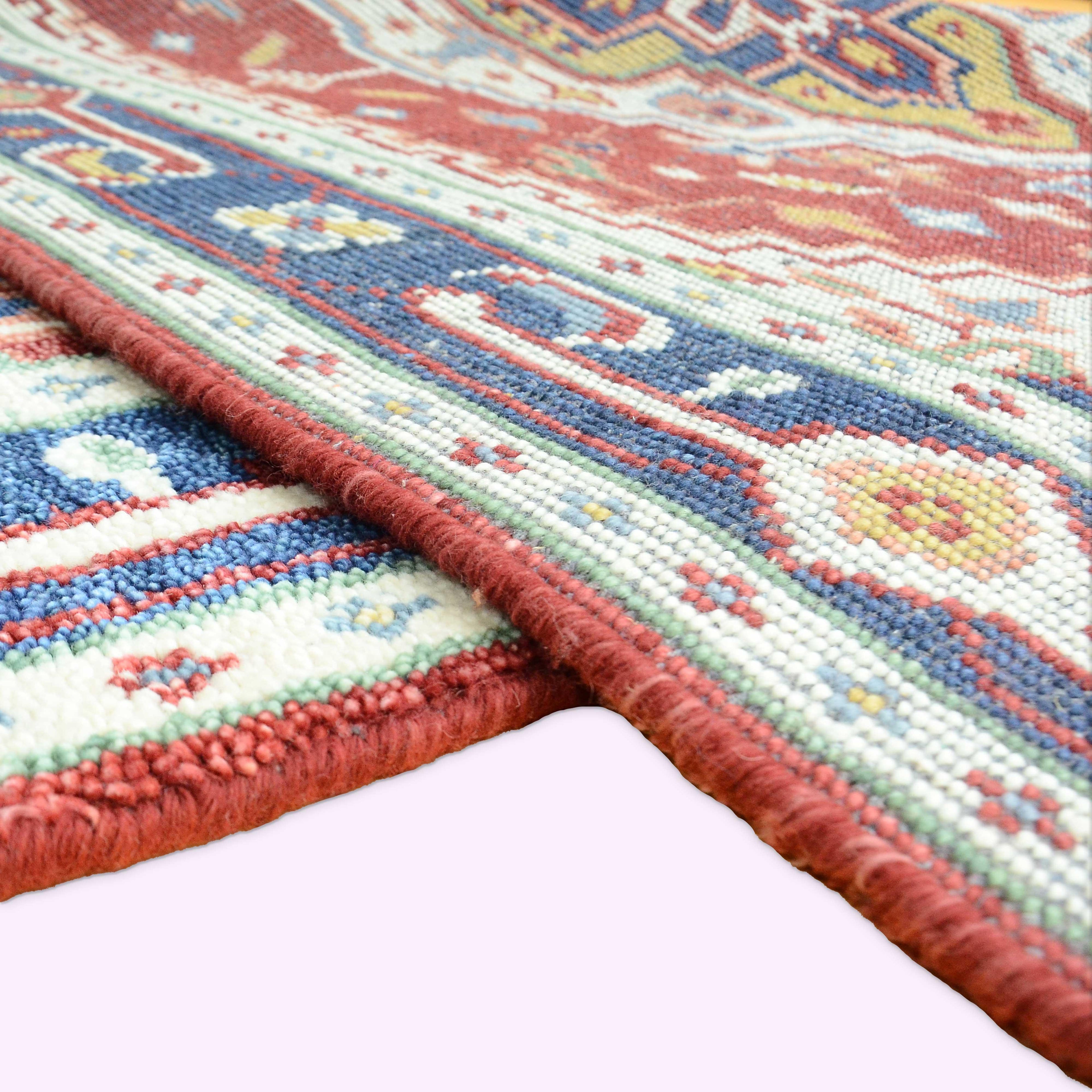 Hand Knotted Oushak Carpet and Rugs F-HKOU-006 d