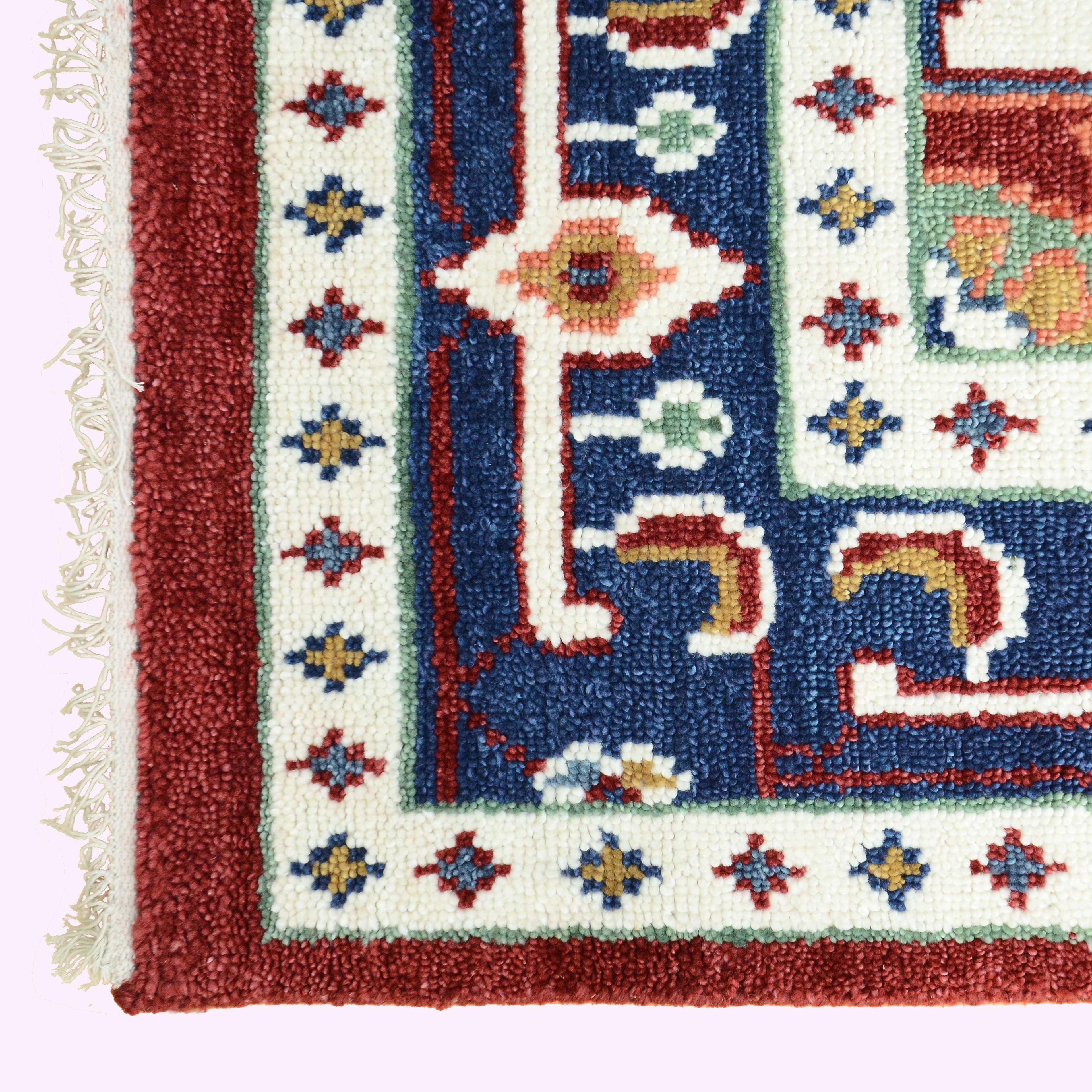 Hand Knotted Oushak Carpet and Rugs F-HKOU-009 b