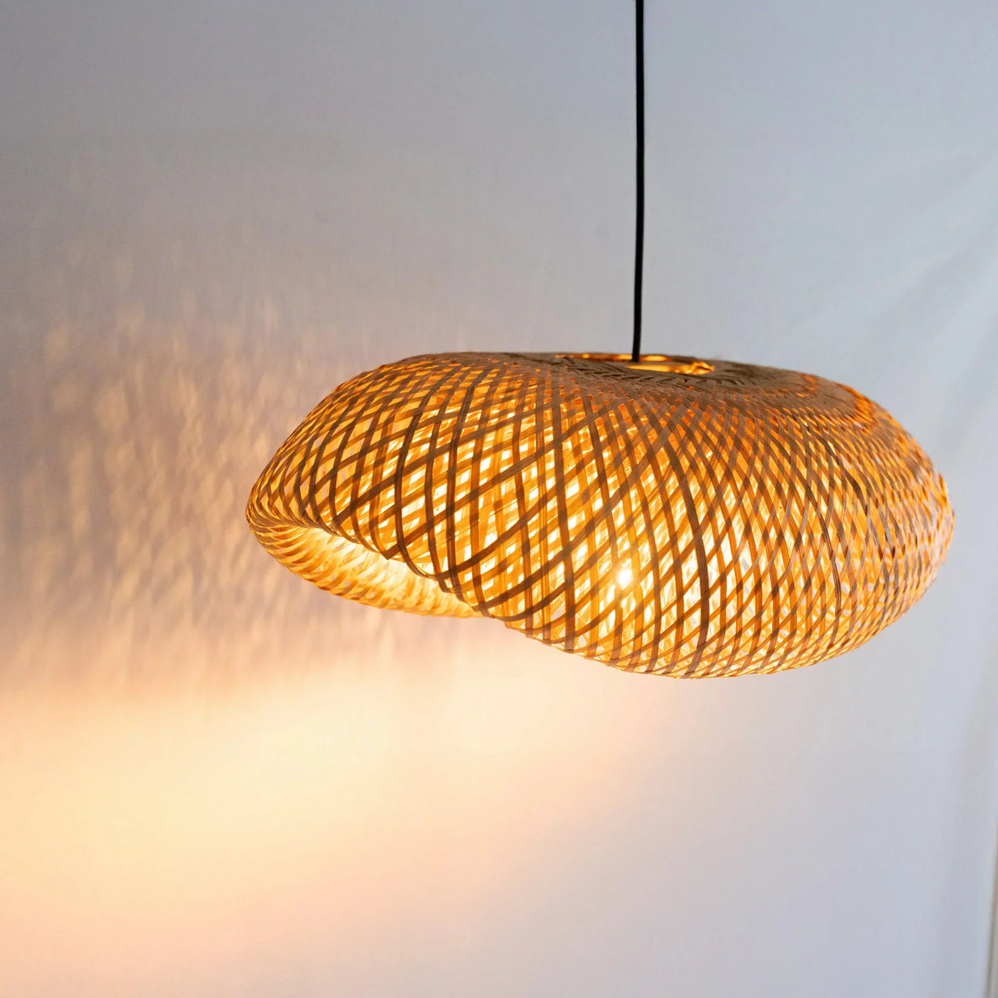 Handwoven Bamboo Lamp Shade FBLS0002