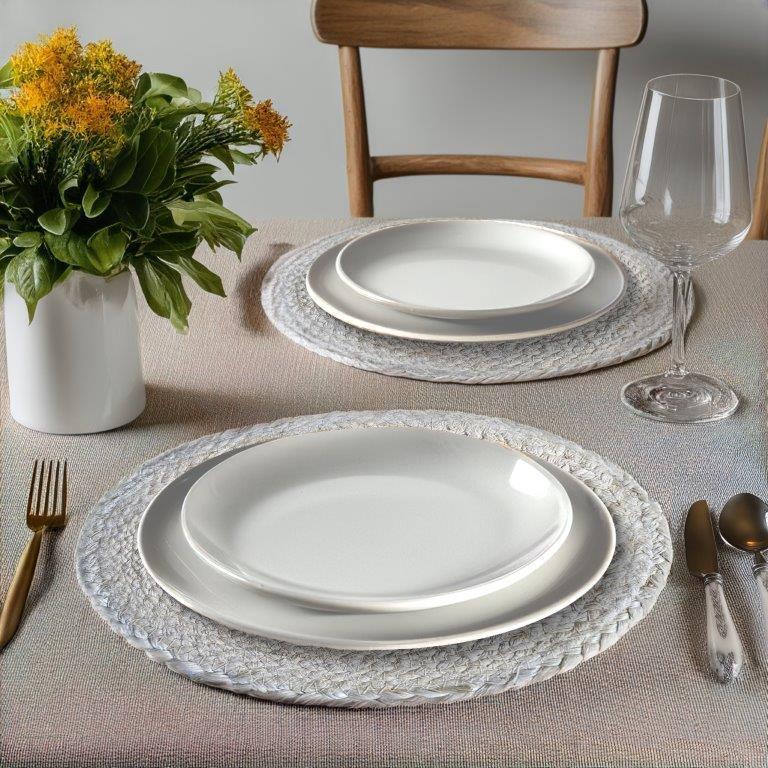 8a5a1e-8b.myshopify.com Water Hyacinth Placemat Set of 6 Jute Plate Mats NonSlip Boho Braided 12x12 Inch | FPMP002