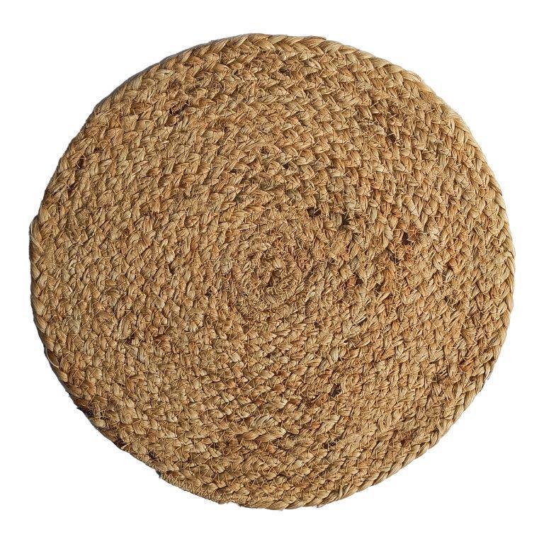 8a5a1e-8b.myshopify.com Water Hyacinth Placemat Set of 6 Jute Plate Mats NonSlip Boho Braided 12x12 Inch | FPMP003