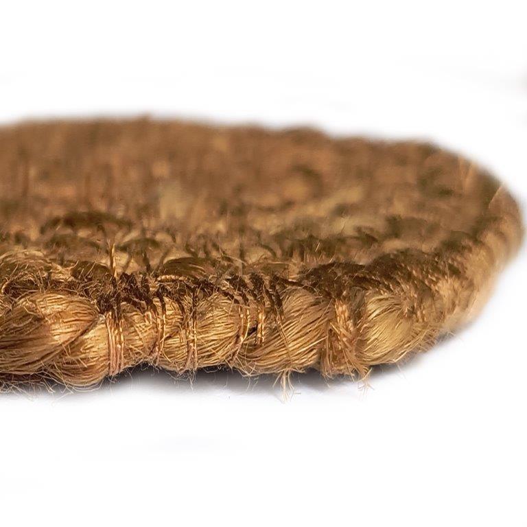8a5a1e-8b.myshopify.com Water Hyacinth Placemats Set of 6 Jute Table Mats Farmhouse Boho Style 6x6 Inch | FPMG006