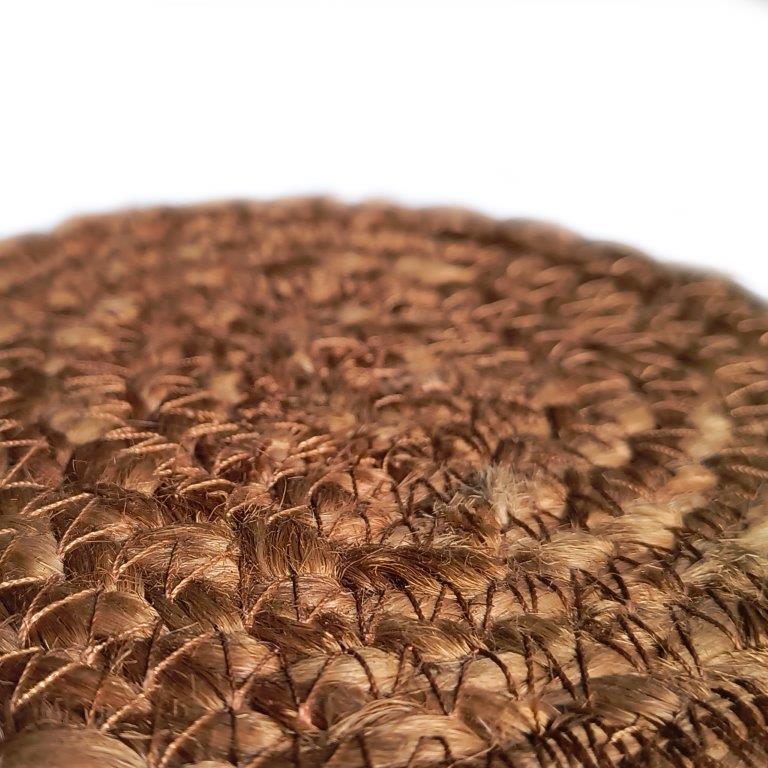 8a5a1e-8b.myshopify.com Water Hyacinth Placemats Set of 6 Jute Table Mats Farmhouse Boho Style 6x6 Inch | FPMG006