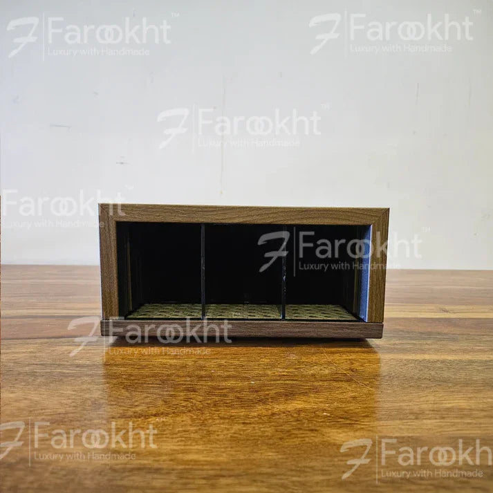 Handcrafted Rattan Pen Stand