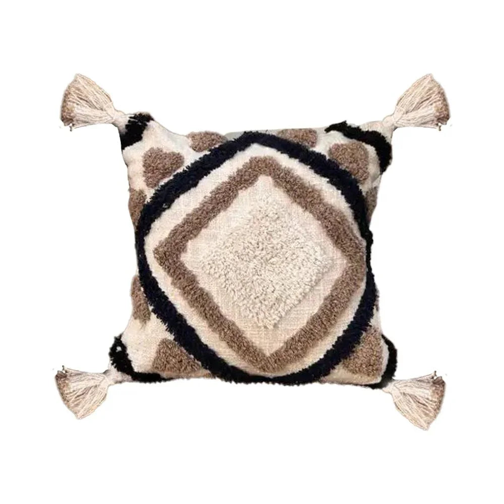 8a5a1e-8b.myshopify.com Handmade Cotton Tufted Cushion-Decorative Pillow For Sofa, Bed Or Lounge 16x16 inch | FCU0011