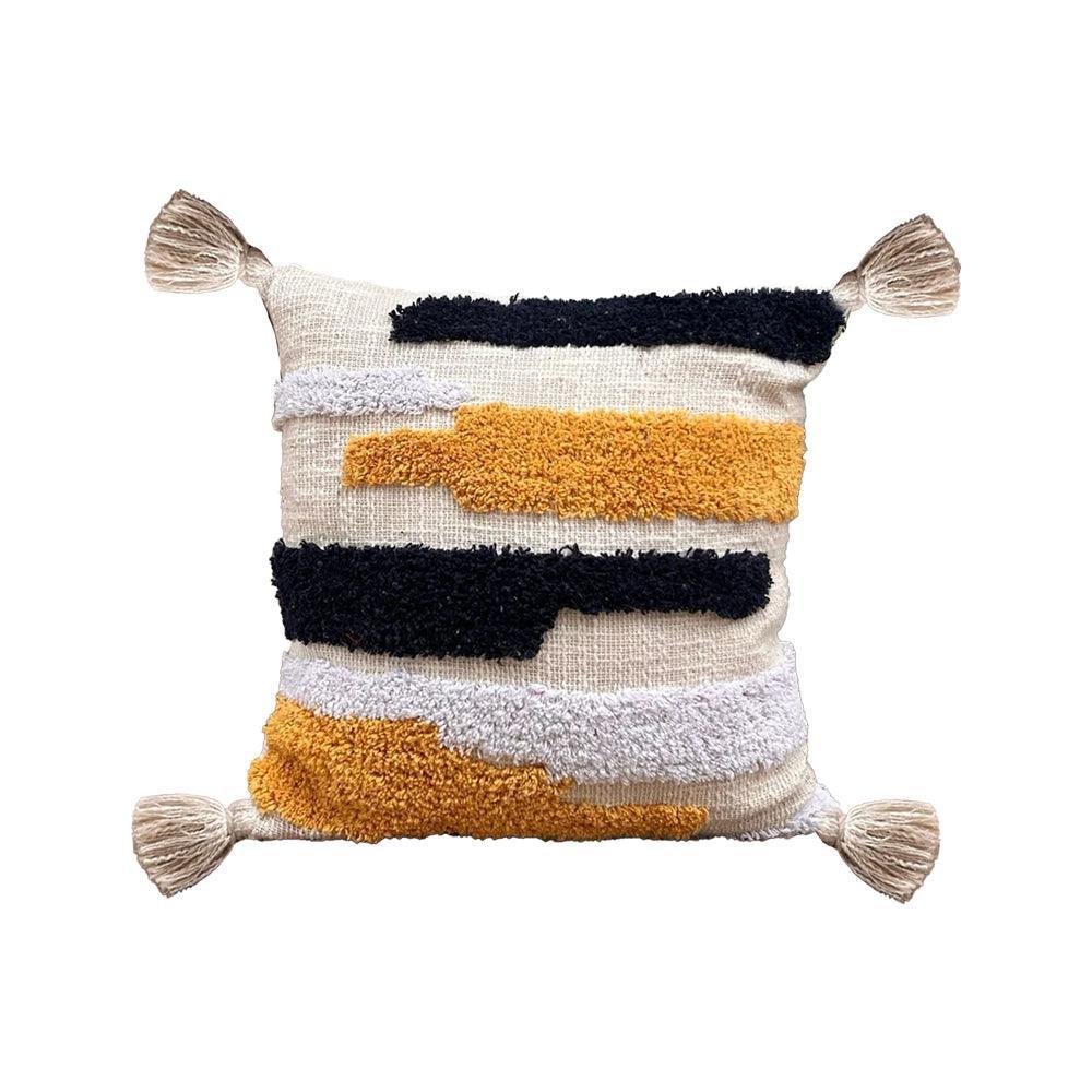 8a5a1e-8b.myshopify.com Handmade Cotton Tufted Cushion-Decorative Pillow For Sofa, Bed Or Lounge 16x16 inch | FCU0014