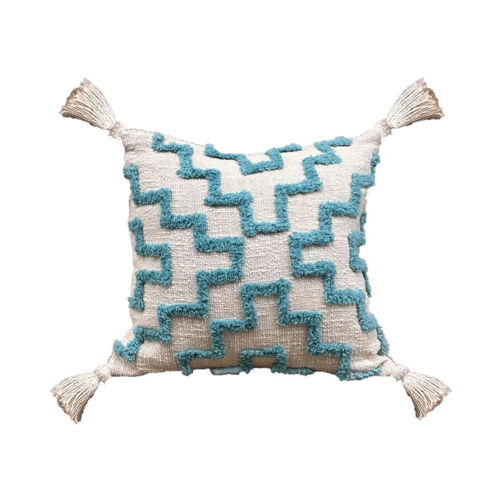8a5a1e-8b.myshopify.com Handmade Cotton Tufted Cushion-Decorative Pillow For Sofa, Bed Or Lounge 16x16 inch | FCU0020