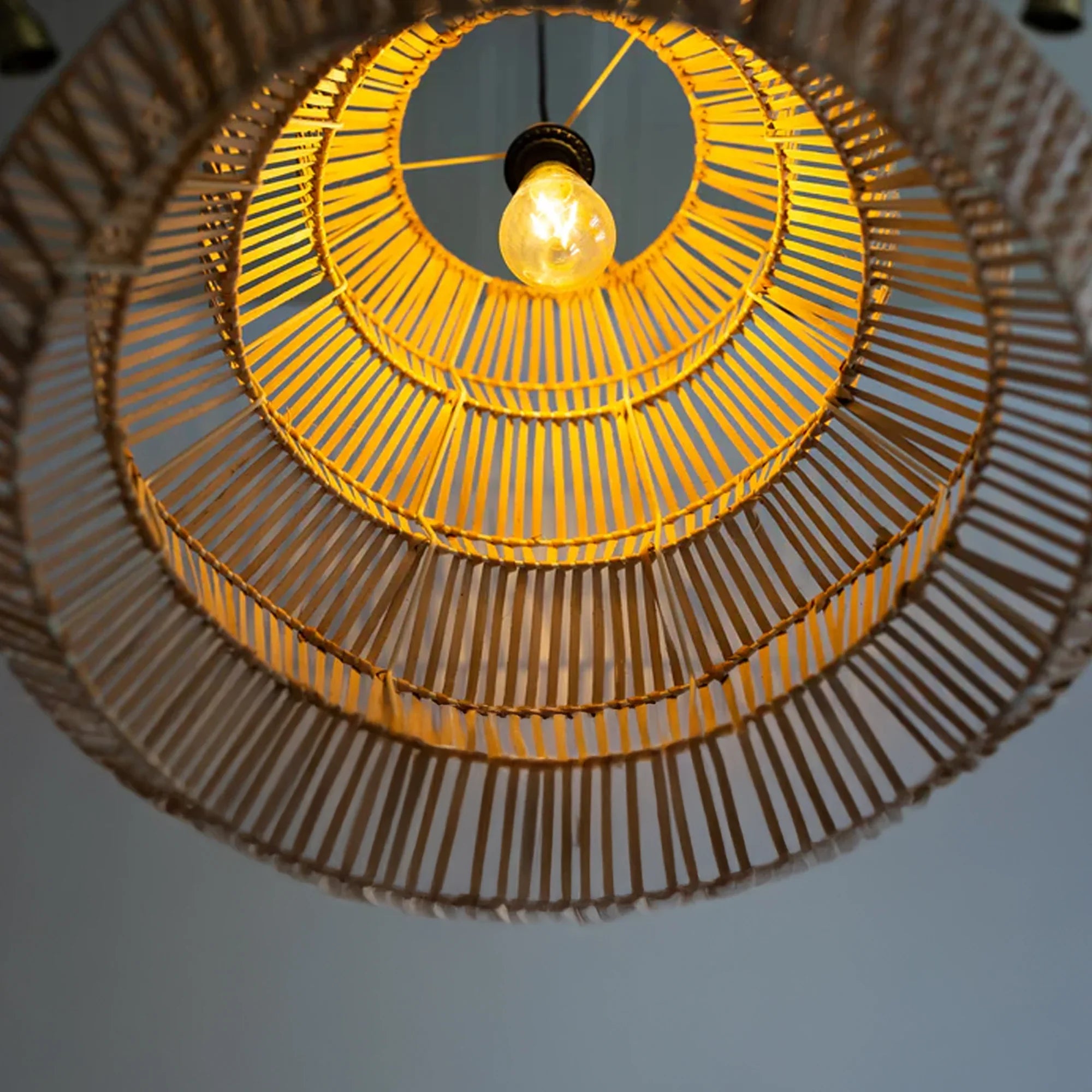 Handcrafted Zig Zag Lampshade – Modern Geometric Lighting for Table or Pendant Fixtures