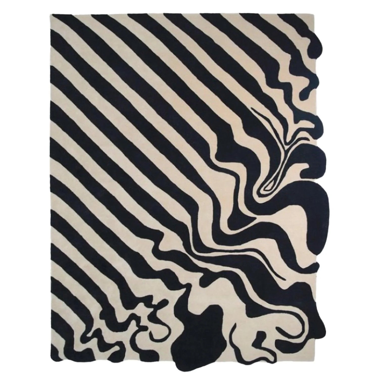 Handmade Wool Designer Carpet for Living Spaces | F-HT-011 - Farookht