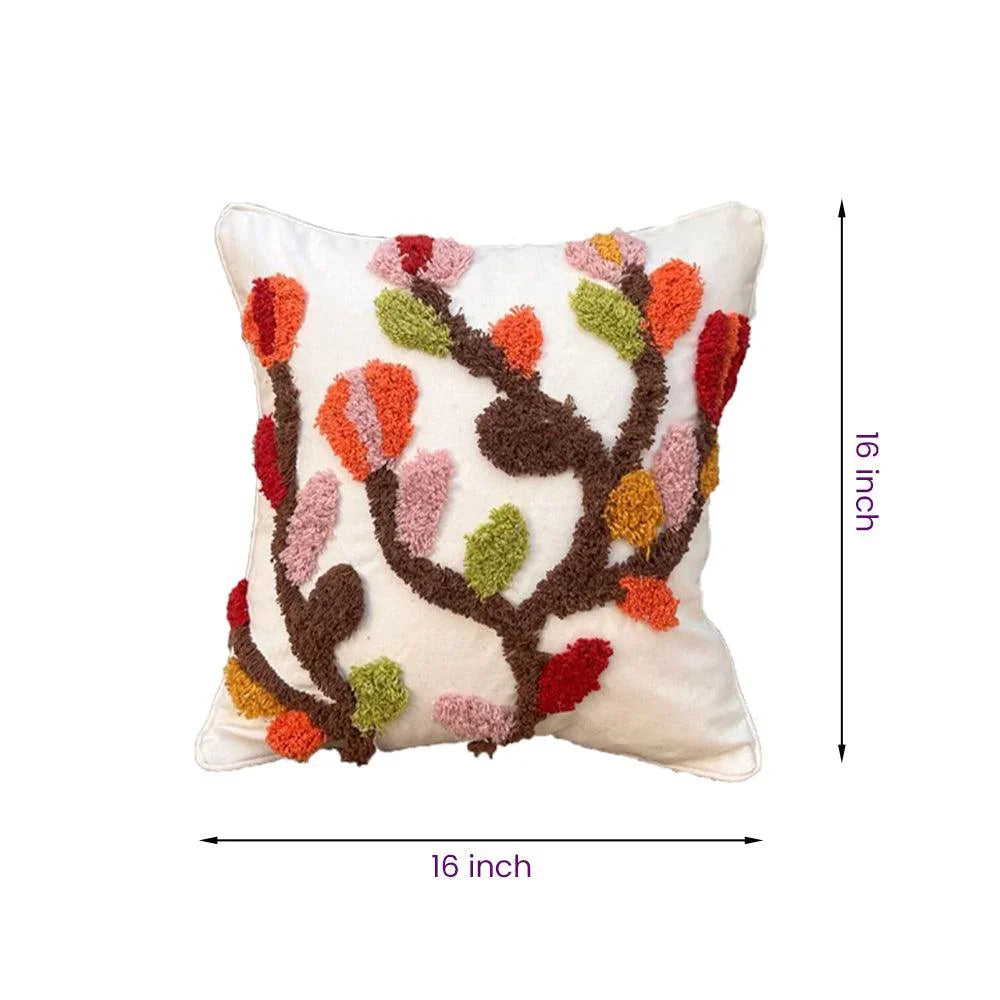8a5a1e-8b.myshopify.com Handmade Cotton Tufted Cushion-Decorative Pillow For Sofa, Bed Or Lounge 16x16 inch | FCU0007