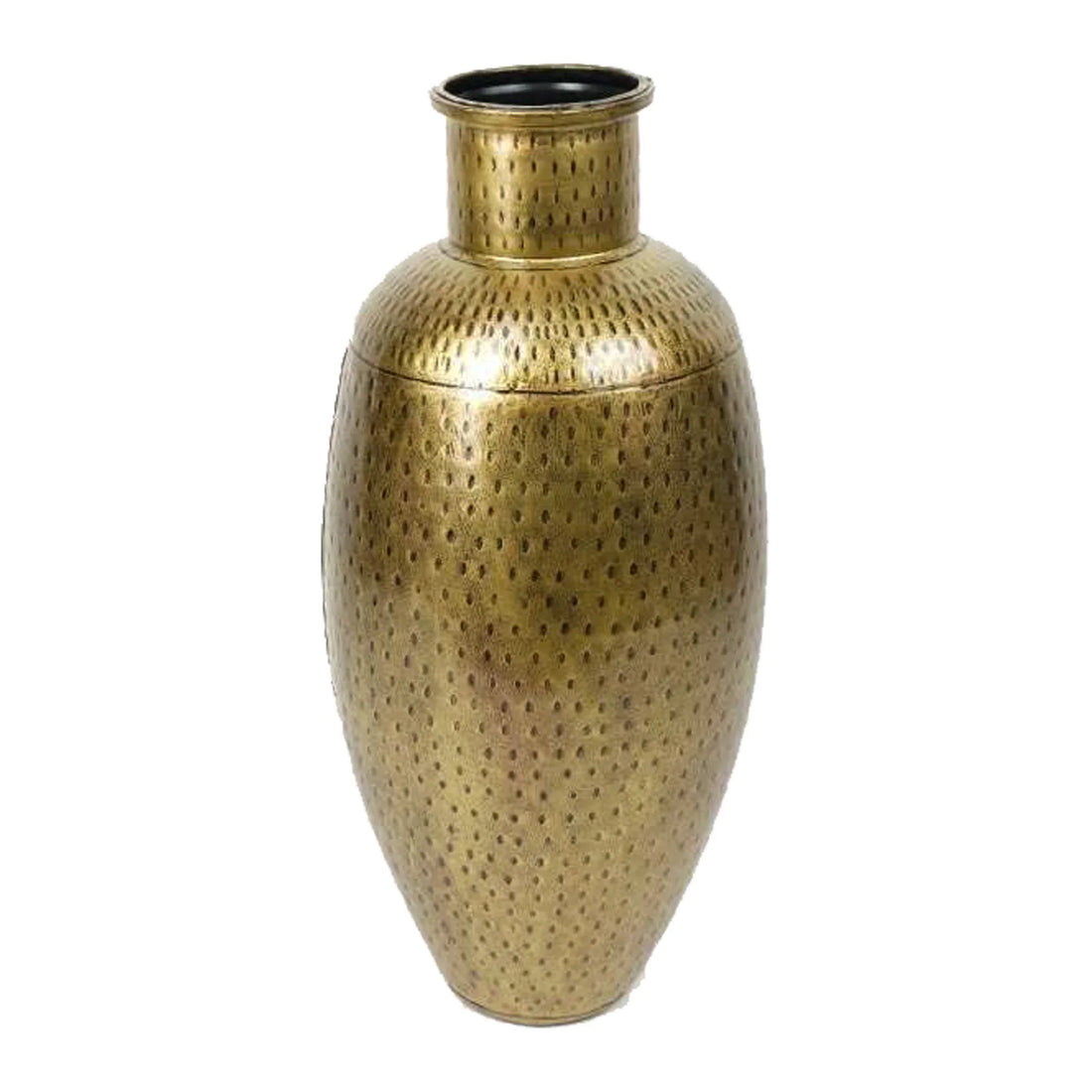 Small Iron Flower Vase – Rustic Handcrafted Metal Floral Base for Home Décor