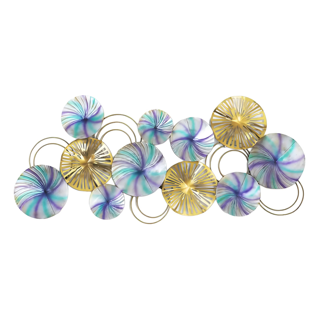 Wave Cut Circle Dome Sculpture – Modern Abstract Decor for Artistic Interiors