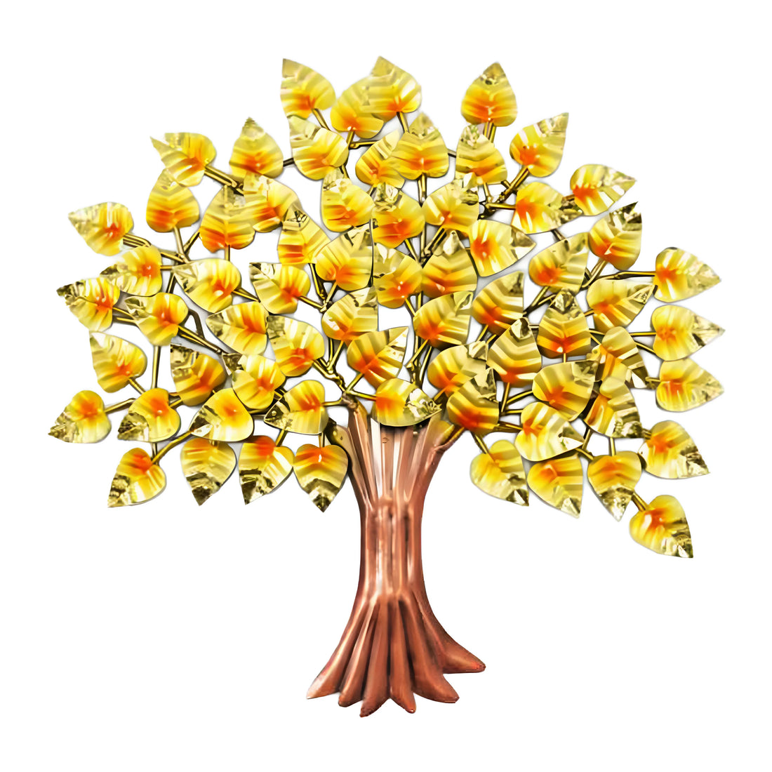Golden Large Tree Sculpture – Elegant Nature-Inspired Decor for Home &amp; Office Spaces