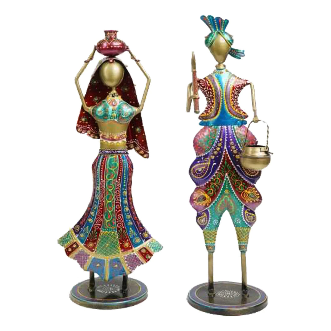 Iron Dancing Doll – Handcrafted Metal Figurine for Elegant Home Décor