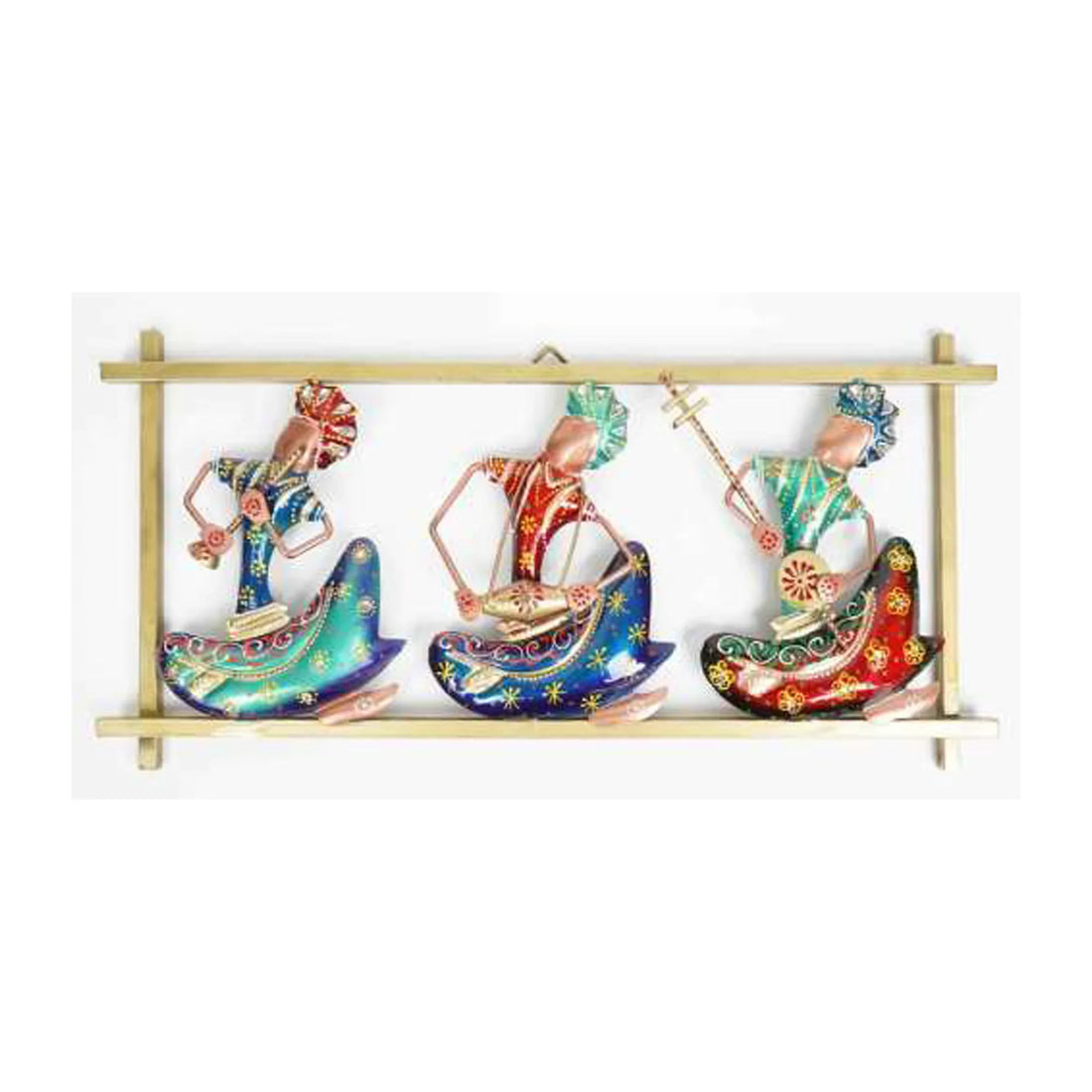 Iron 3 Musician Frame – Horizontal Handcrafted Wall Art