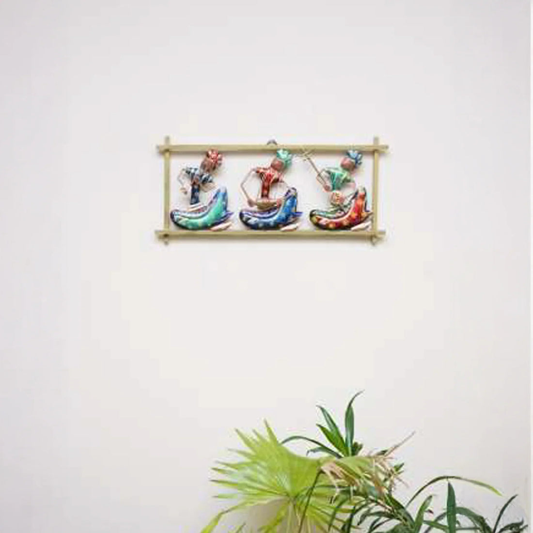 Iron 3 Musician Frame – Horizontal Handcrafted Wall Art