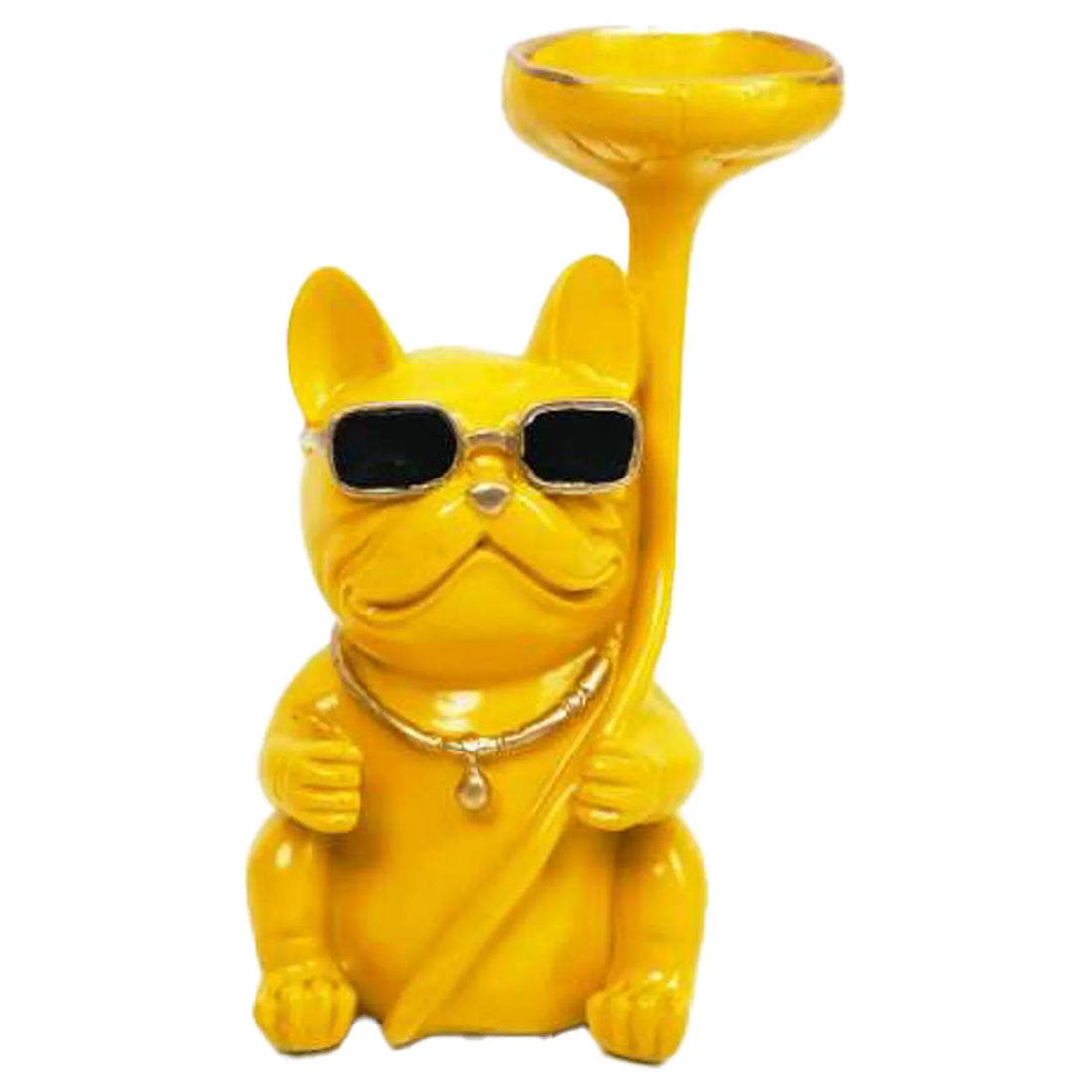 Yellow Dog Ceramic Plate – Playful Charm Meets Modern Style