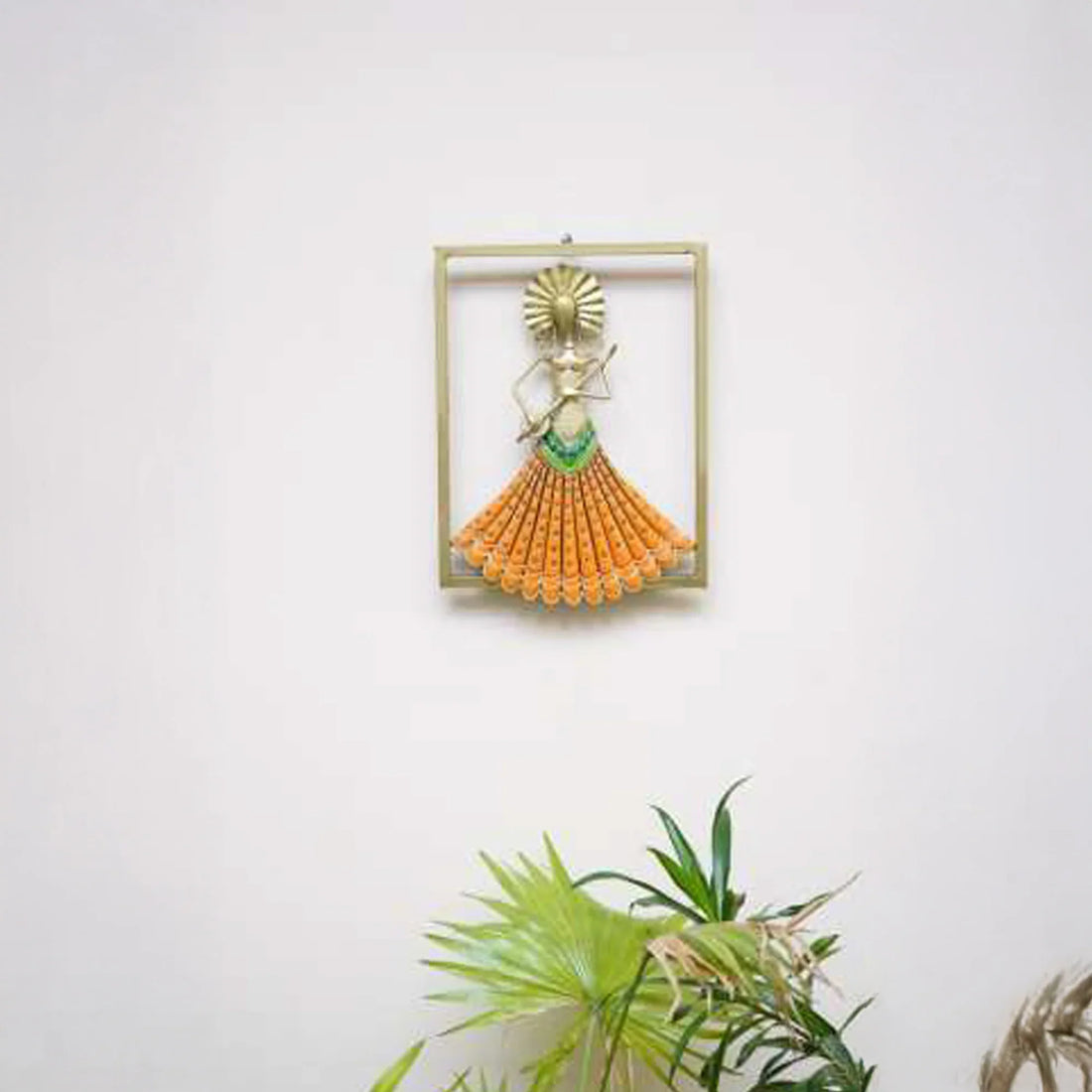 Multicolor Kelbelia Frame – Handcrafted Rajasthani Folk Dance Art