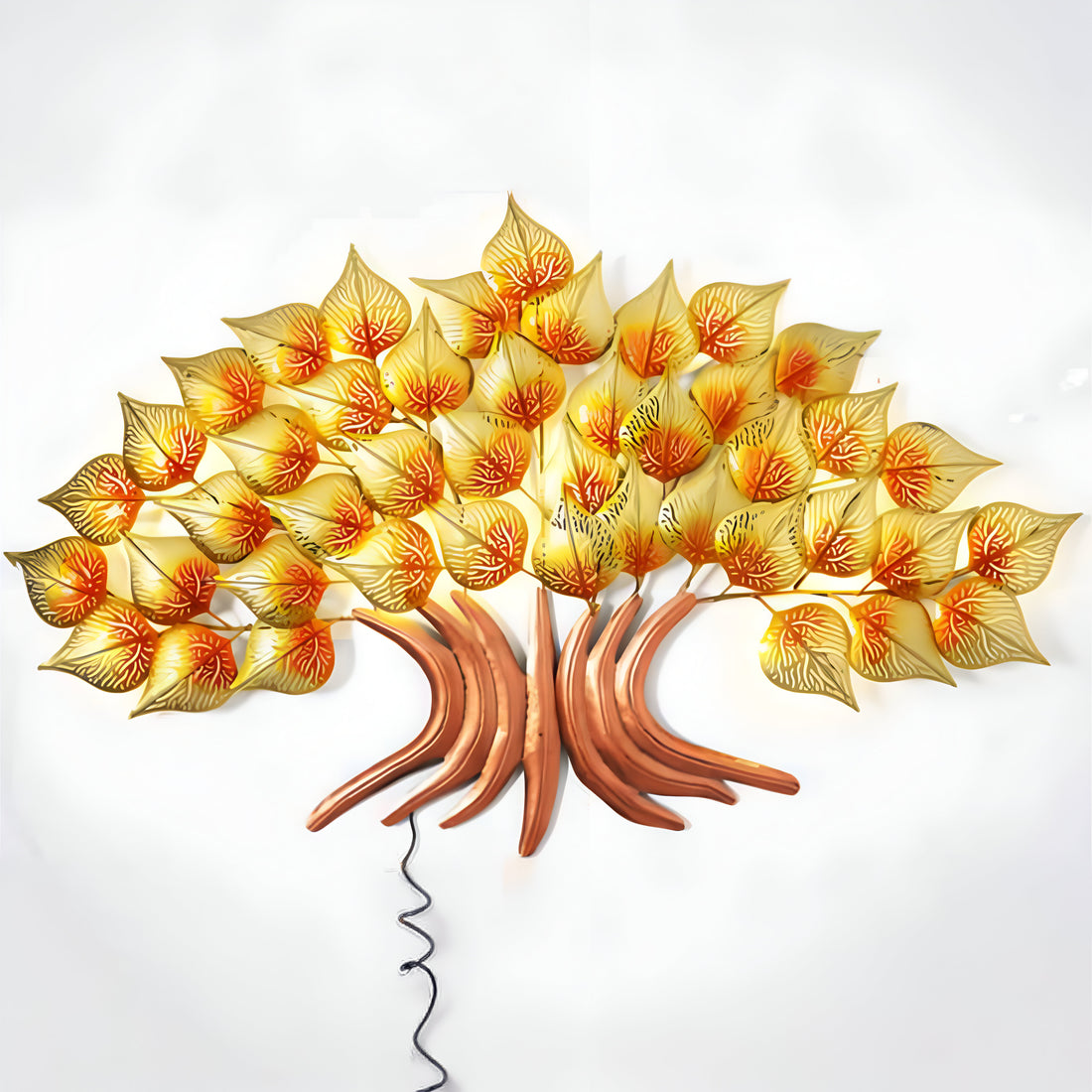 5ft Golden Tree Sculpture – Elegant Floor Standing Decor for Home, Events &amp; Festive Spaces