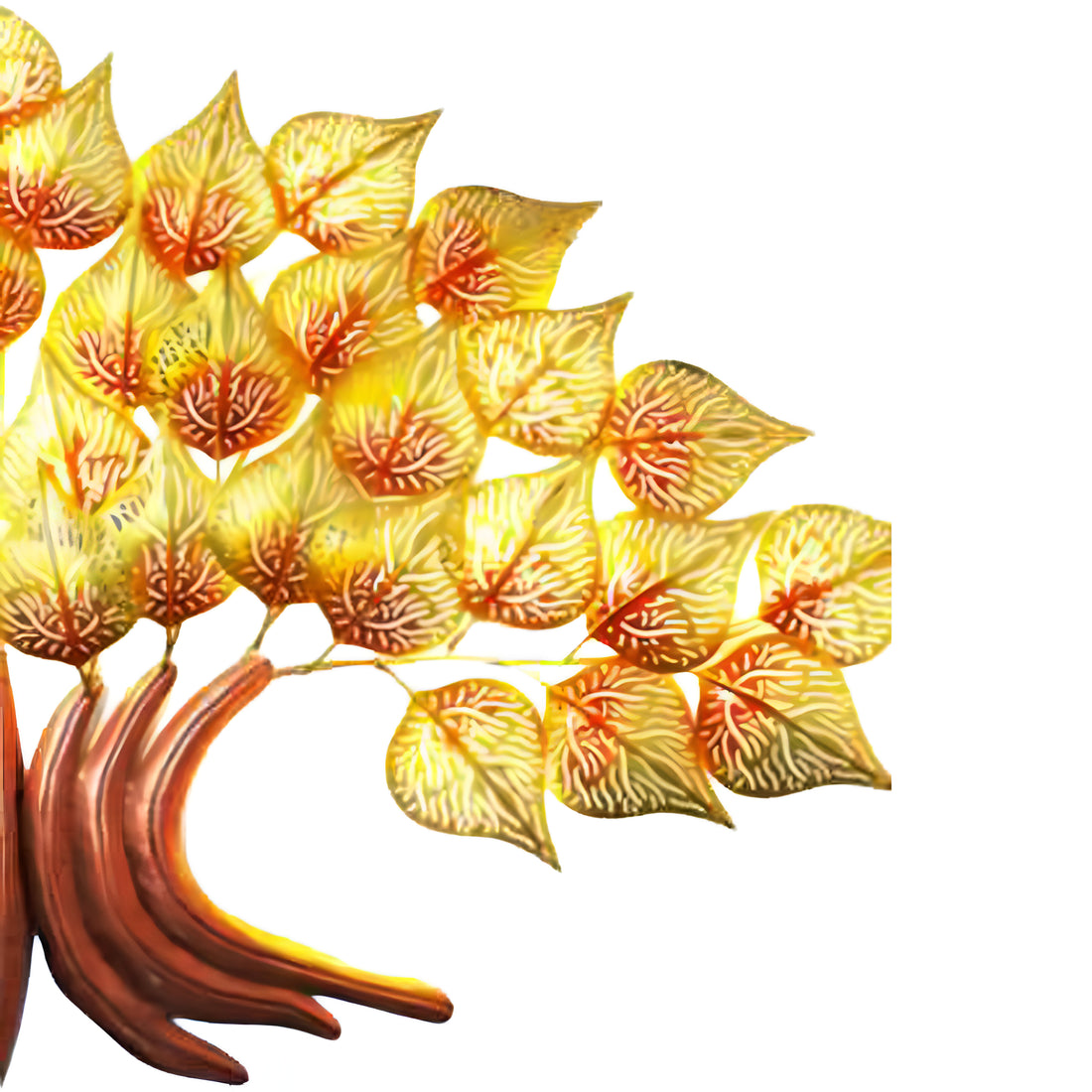 5ft Golden Tree Sculpture – Elegant Floor Standing Decor for Home, Events &amp; Festive Spaces