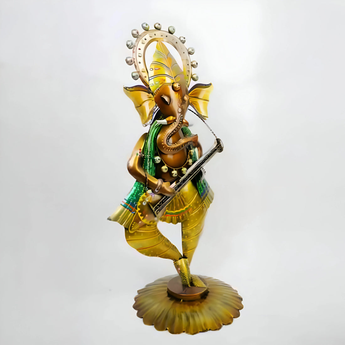 Standing Ganesha with Guitar – Musical Lord Ganesha Decorative Figurine for Home &amp; Gifting