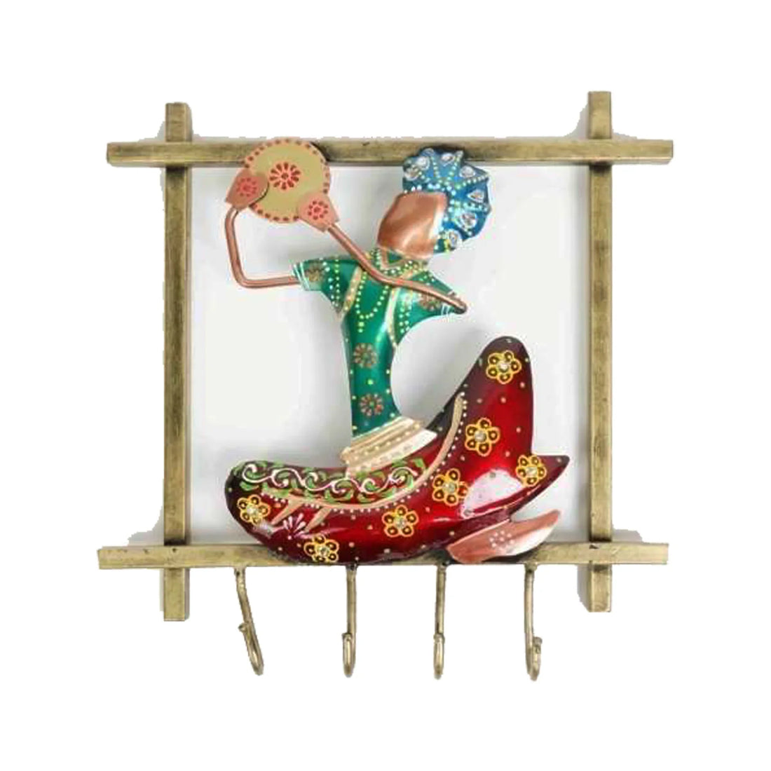 Handcrafted Iron Musician Hook Hanger