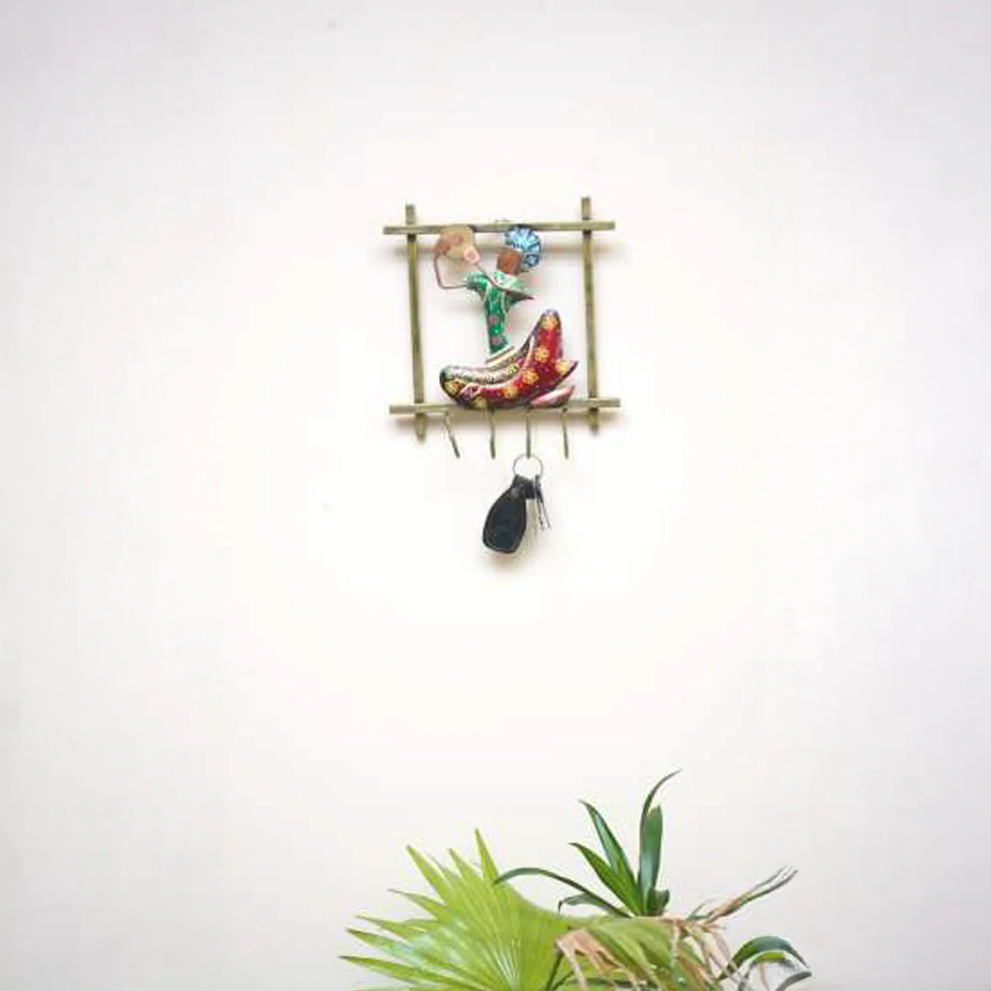 Handcrafted Iron Musician Hook Hanger