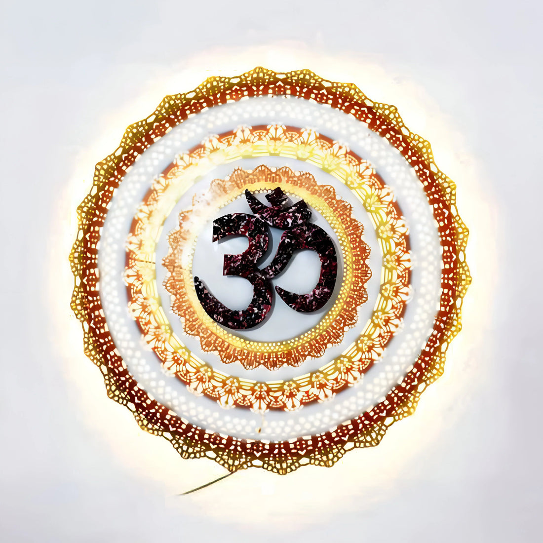 Om Circle – Spiritual Wall Decor for Peace &amp; Mindfulness