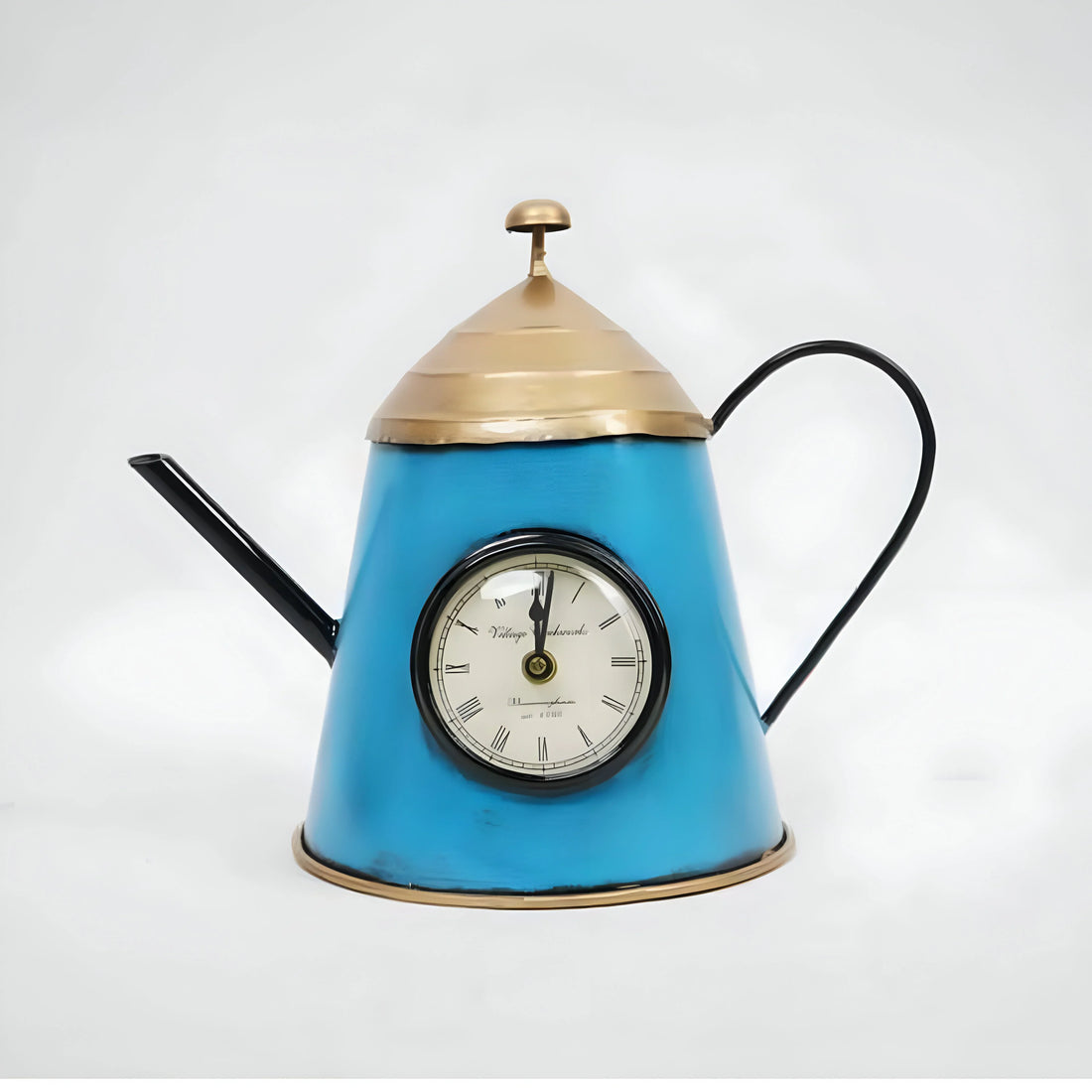 Vintage Kettle Clock – Quirky Wall Clock with Teapot Design for Kitchen &amp; Home Décor