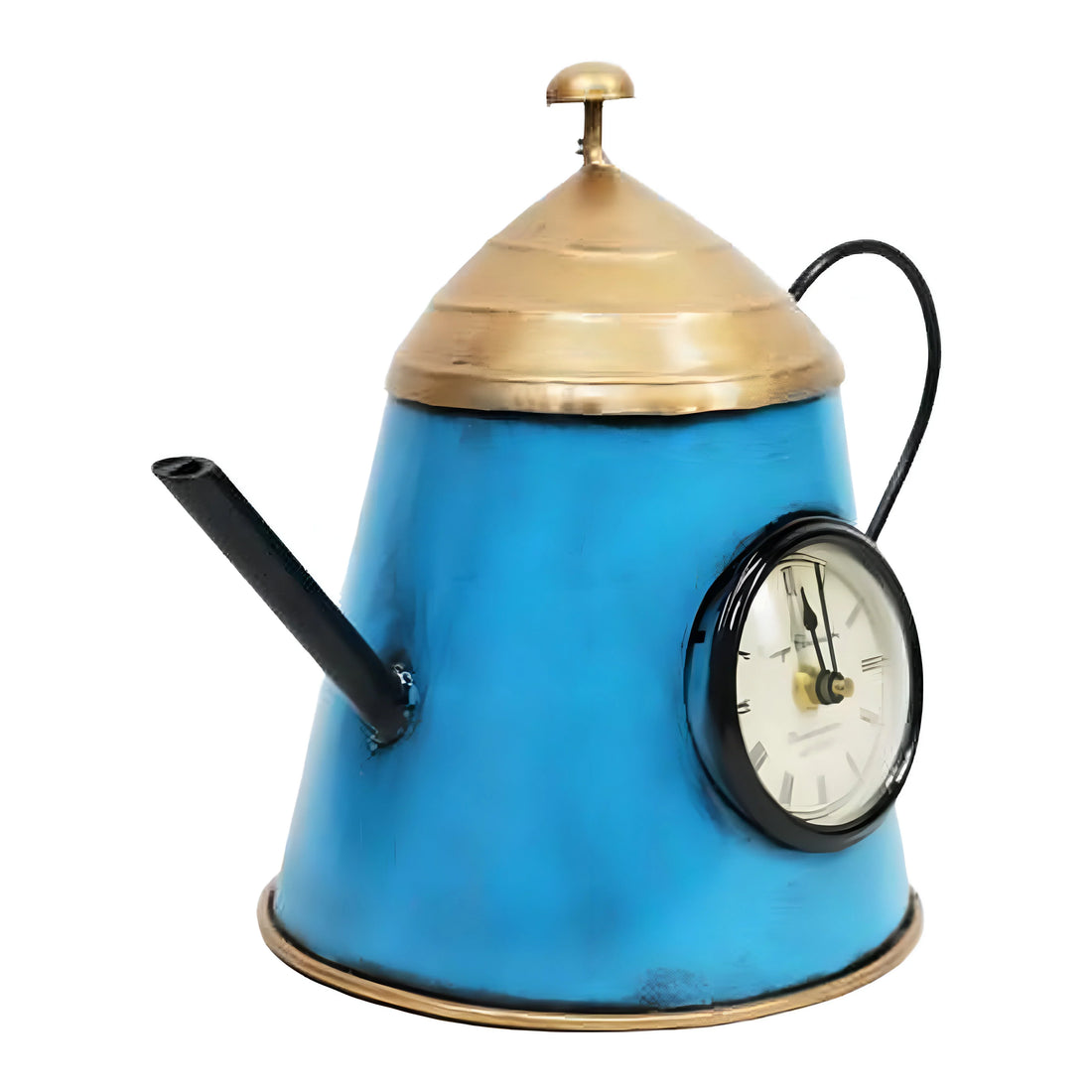 Vintage Kettle Clock – Quirky Wall Clock with Teapot Design for Kitchen &amp; Home Décor